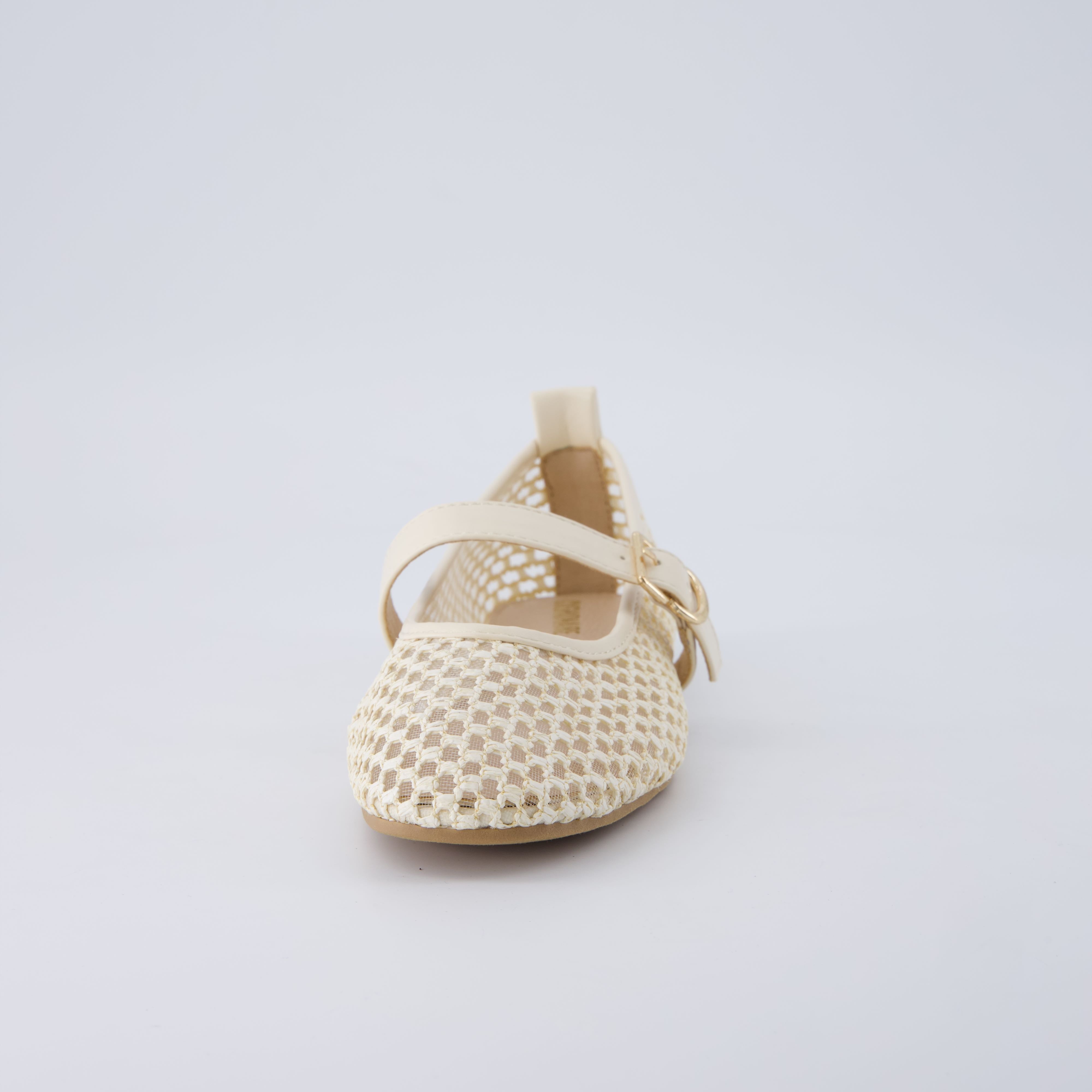 Gracie Mesh Mary Jane Flats