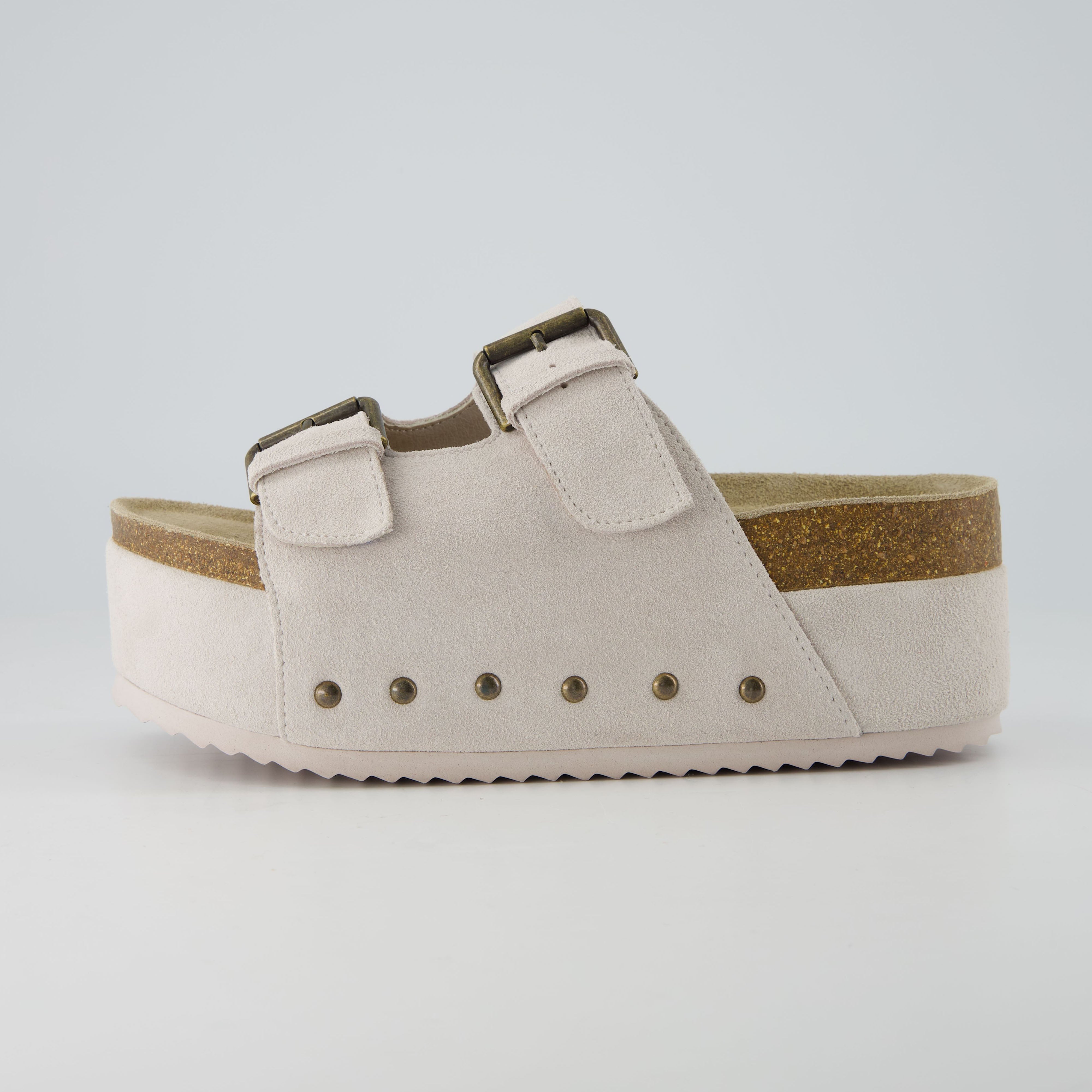 Guru Platform Sandal Off White