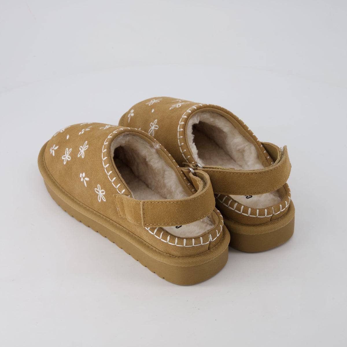 Habit Kids Slippers Chestnut Genuine Suede Medium