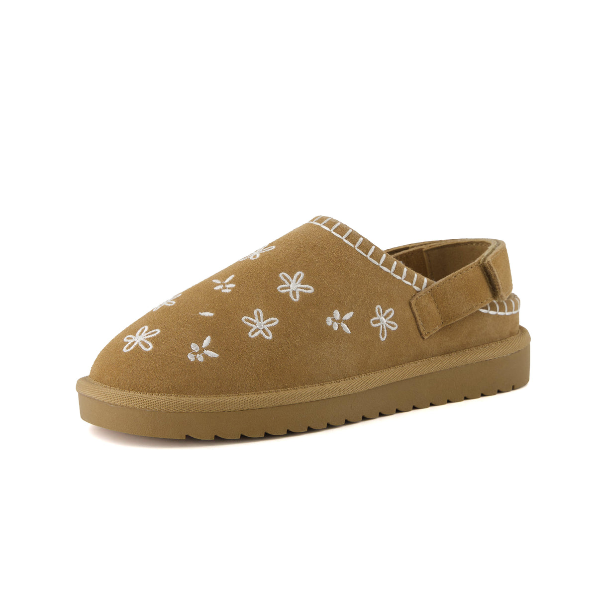 Habit Kids Slippers Chestnut Genuine Suede Medium