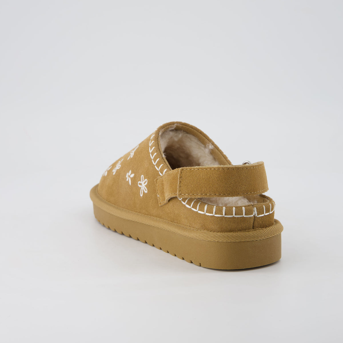 Habit Kids Slippers Chestnut Genuine Suede Medium