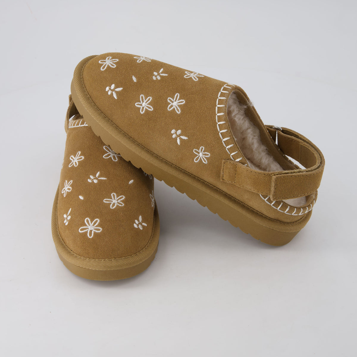 Habit Kids Slippers Chestnut Genuine Suede Medium