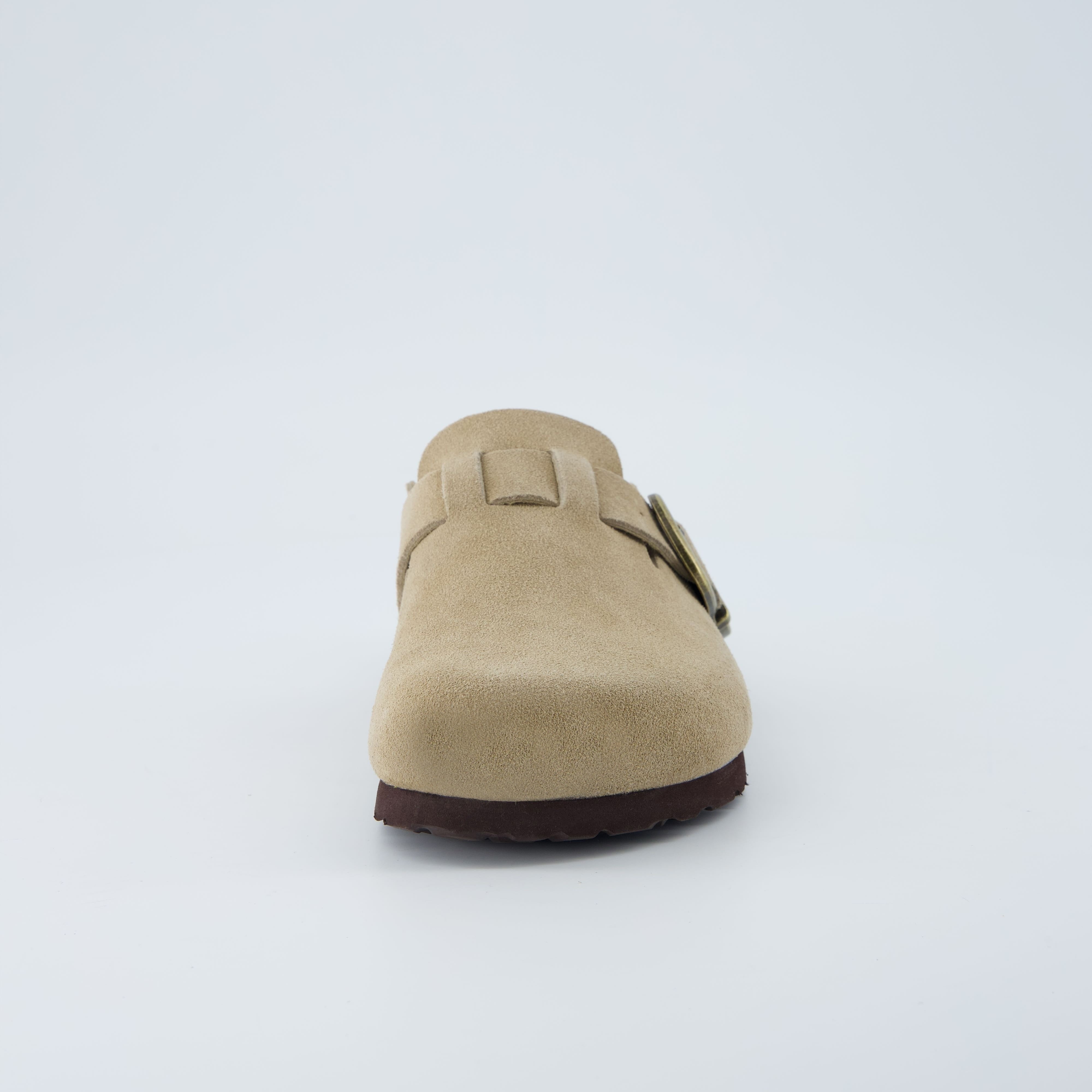 Hamlet Leather Clogs Beige