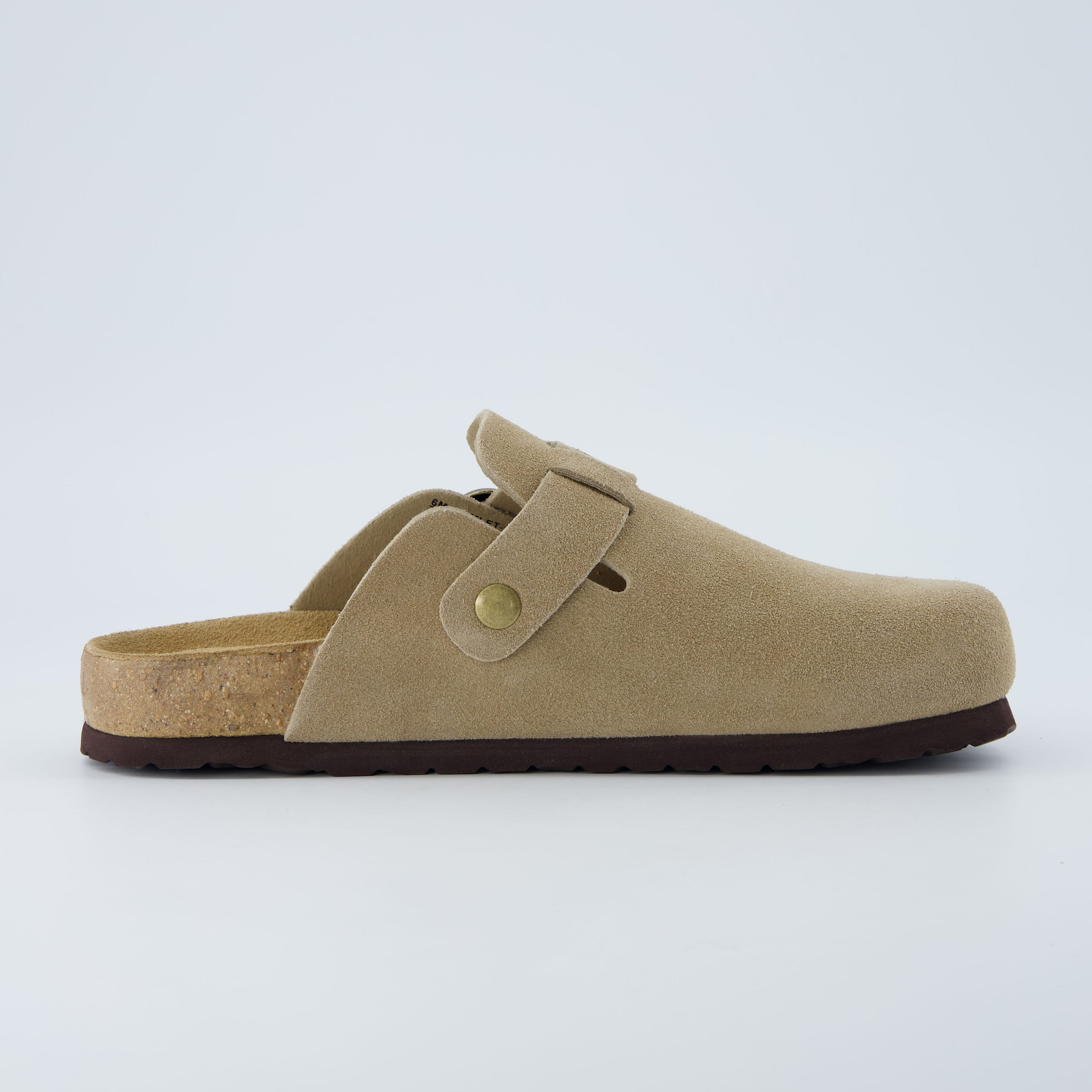 Hamlet Leather Clogs Beige