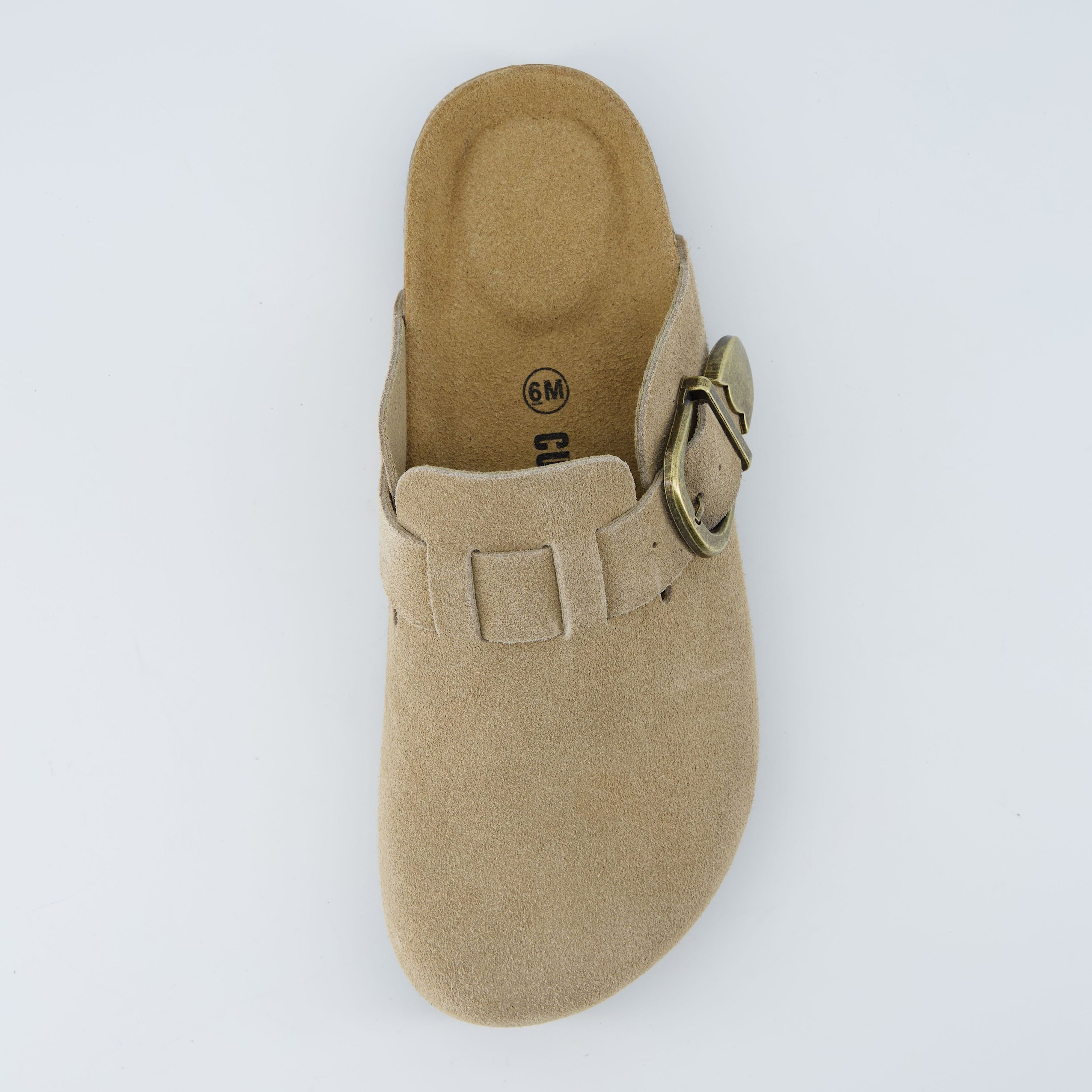 Hamlet Leather Clogs Beige
