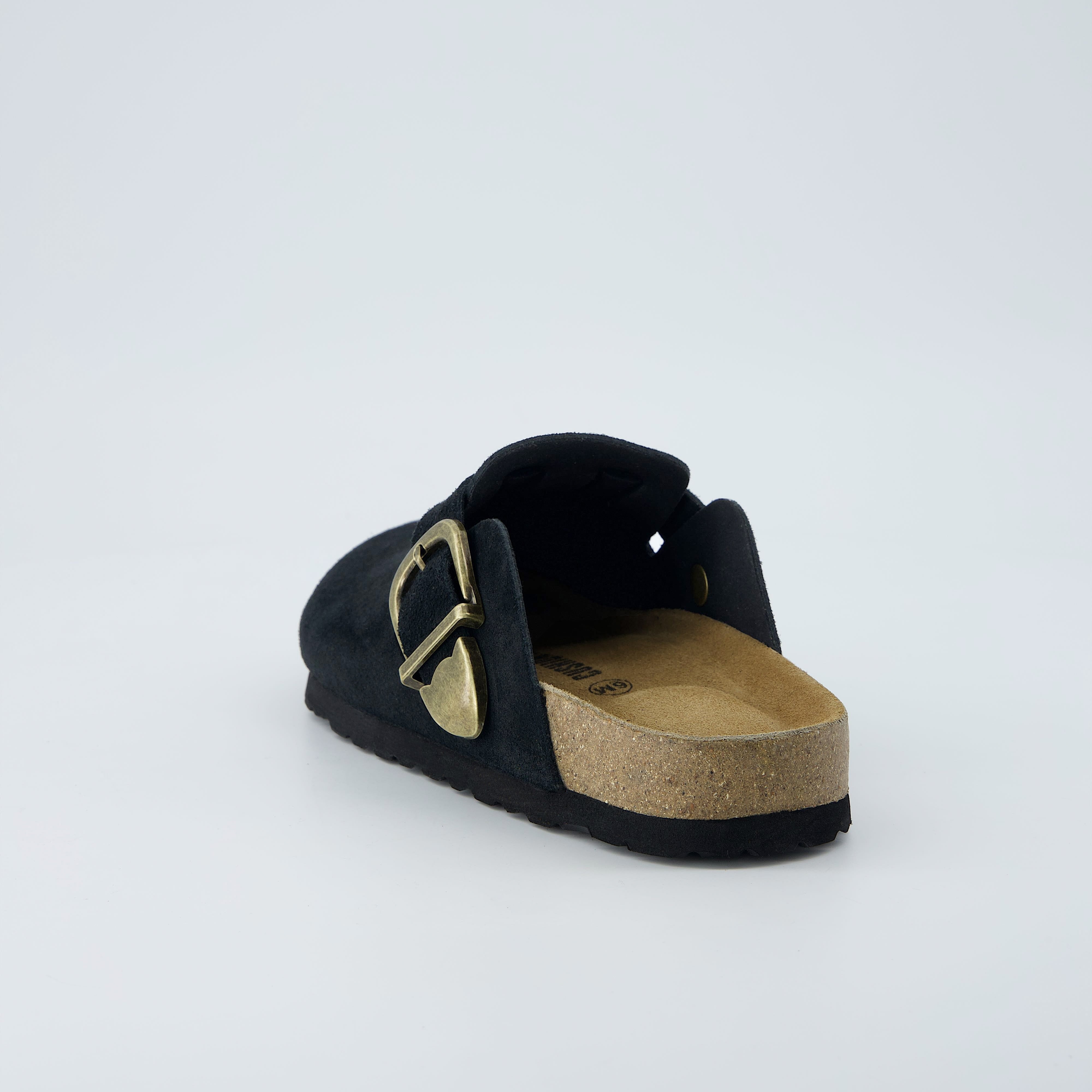 Hamlet Leather Clogs Black