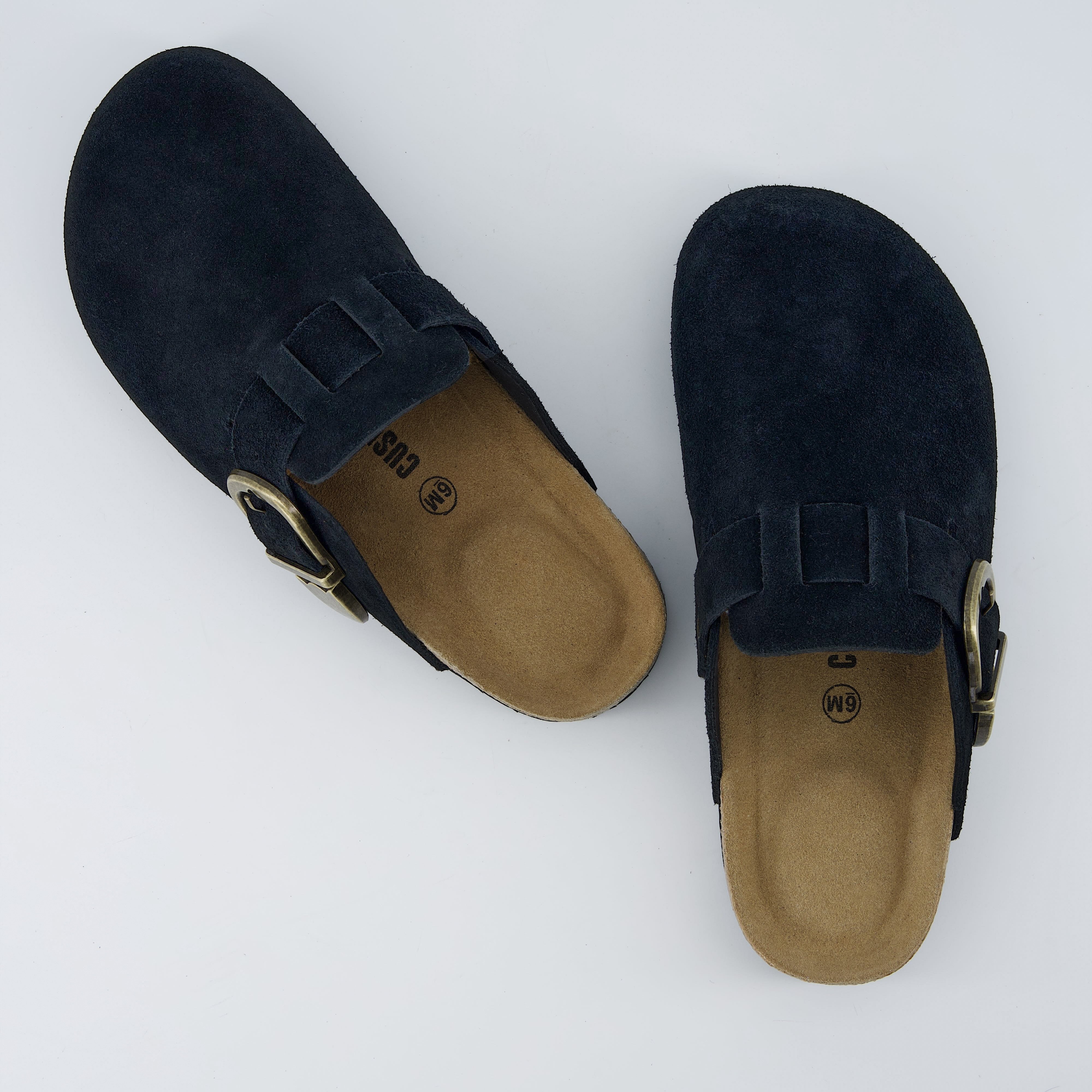 Hamlet Leather Clogs Black