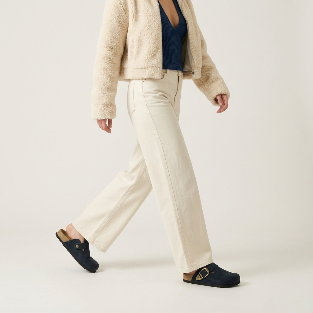 Hamlet Leather Clogs Black