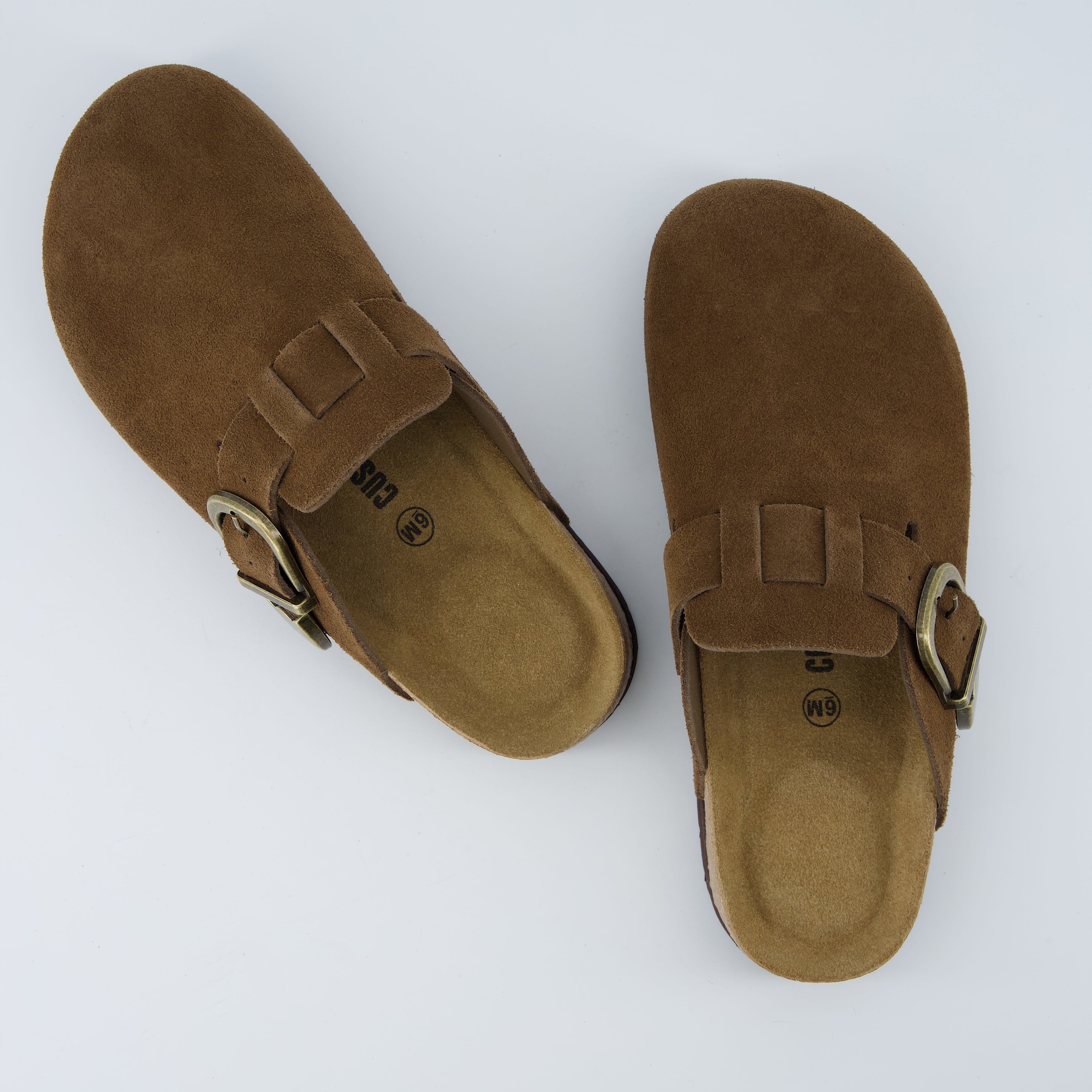 Hamlet Leather Clogs Brown