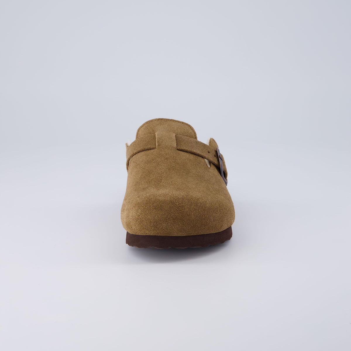 Hana-K Fur Lined Clog Brown Medium