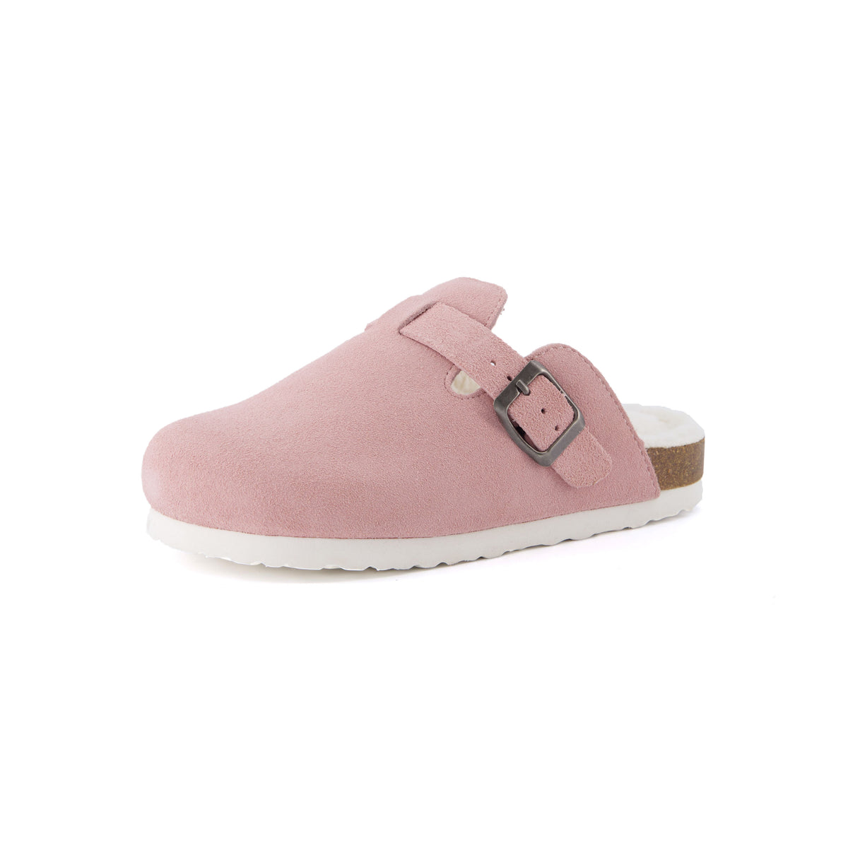 Hana-K Fur Lined Clog Pink Medium