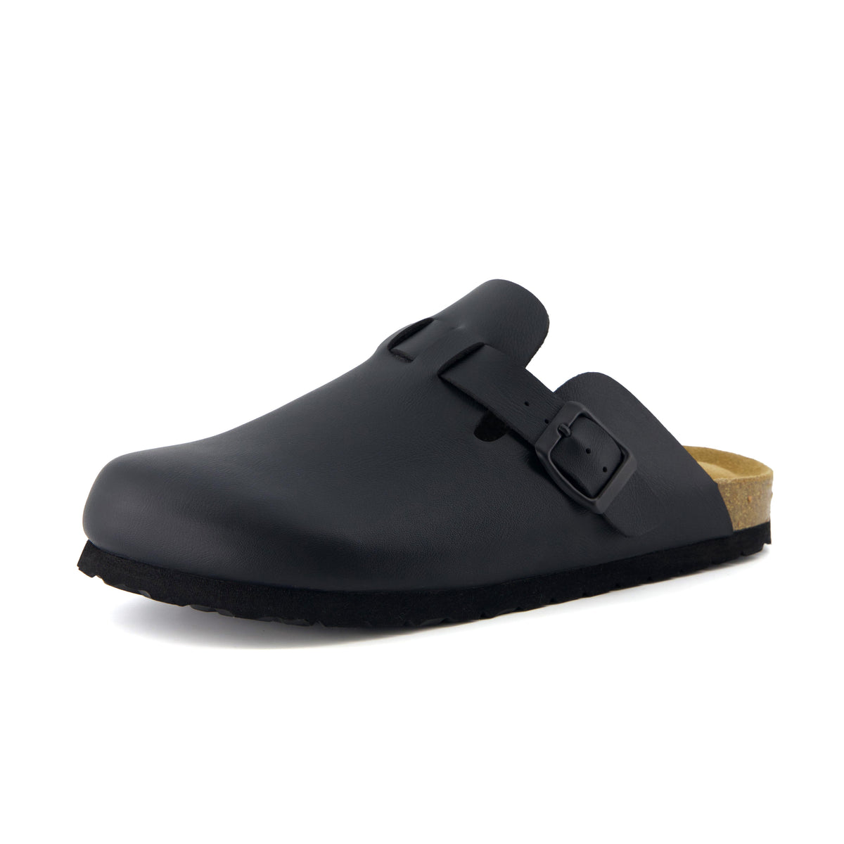 Hana Kids Cork Footbed Clog Black Medium