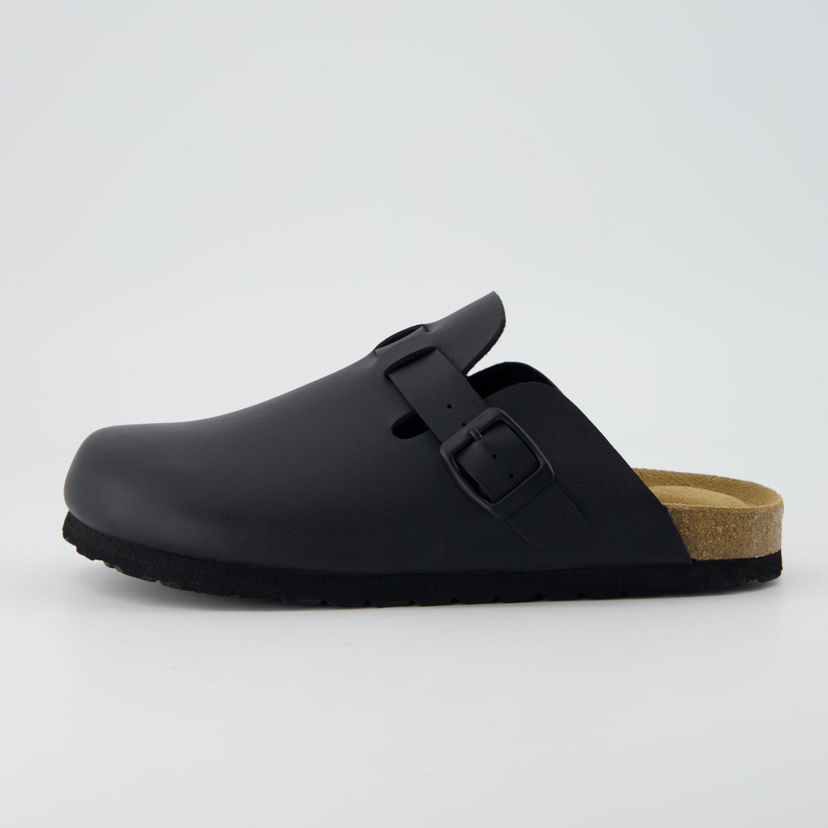 Hana Kids Cork Footbed Clog Black Medium