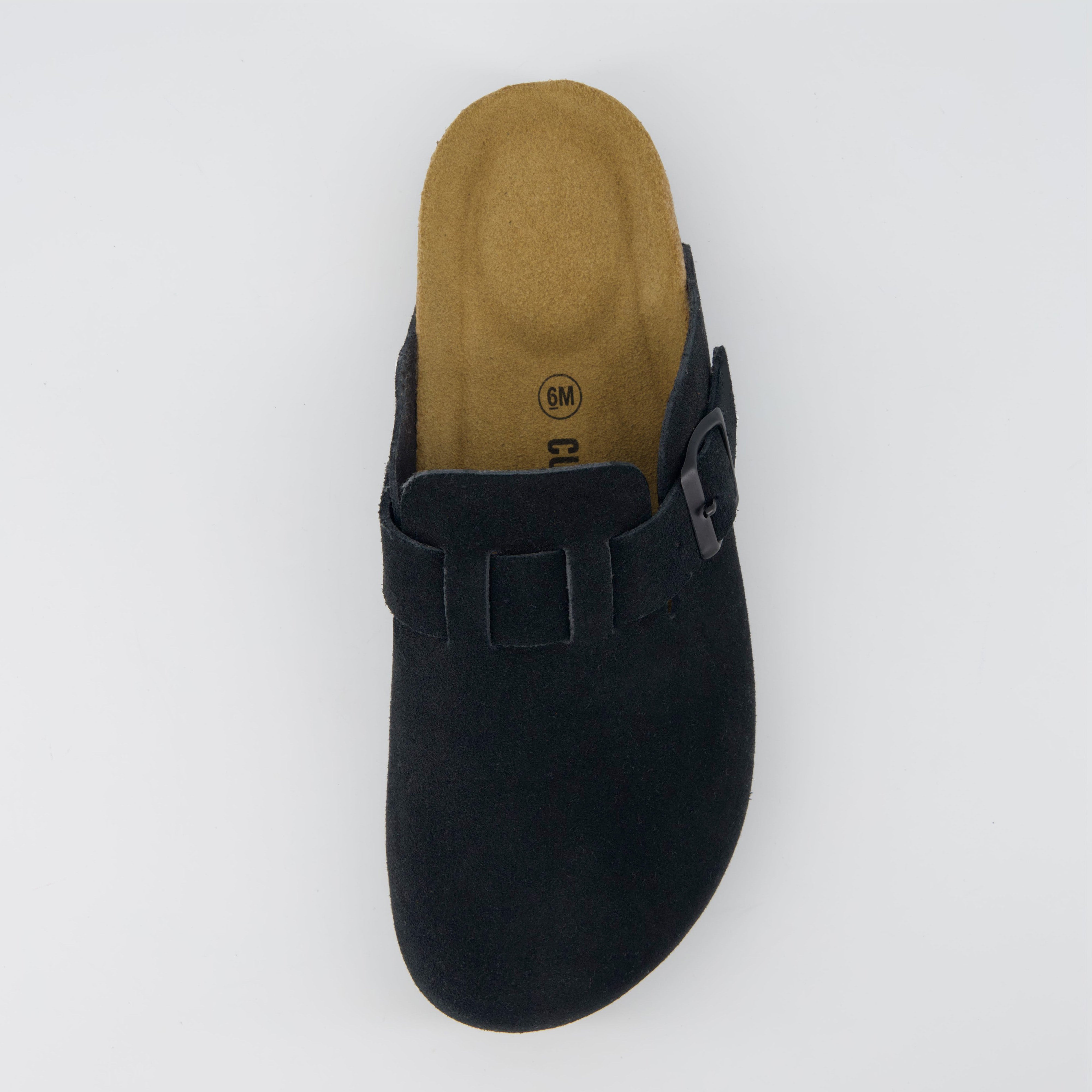 Hana Leather Clog Black