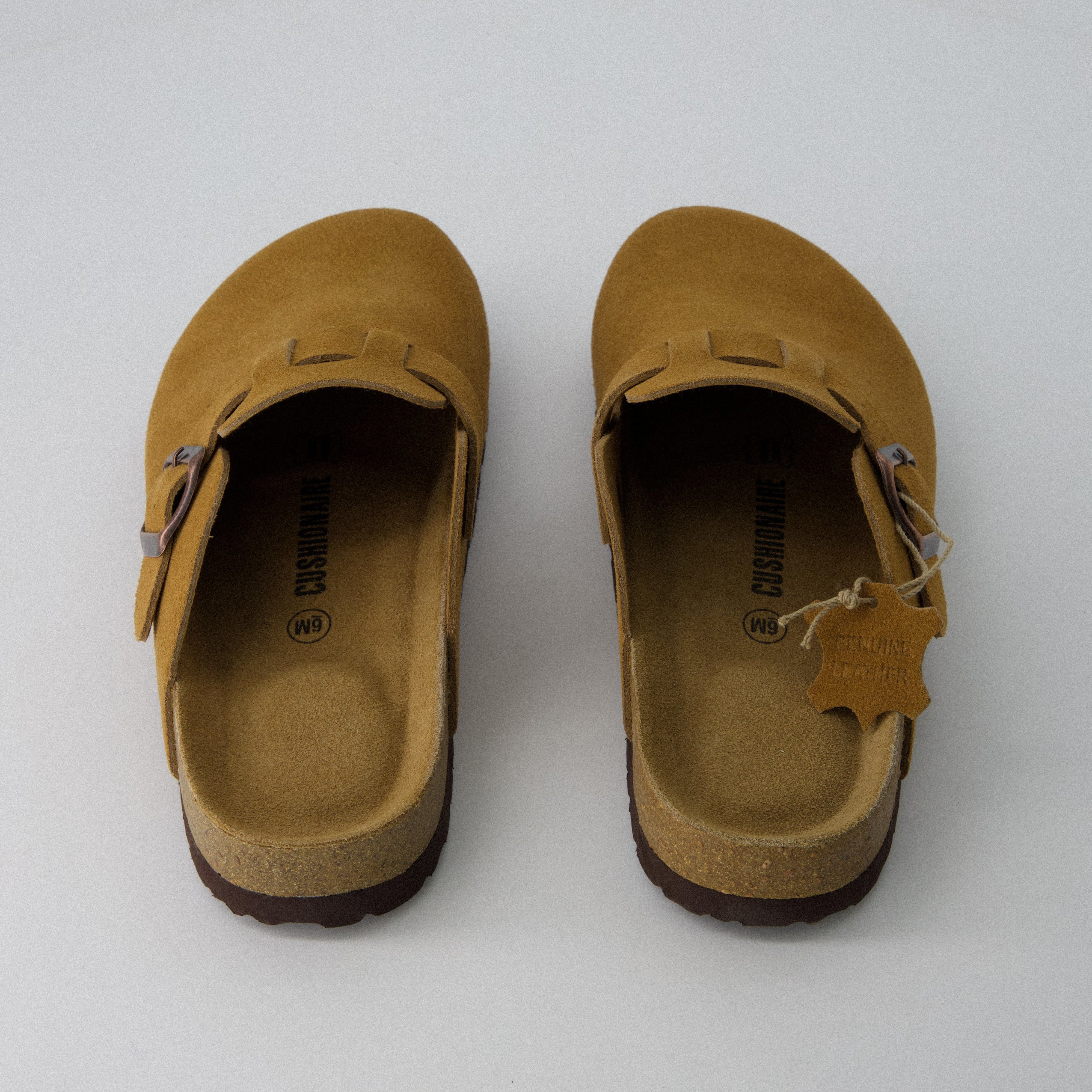 Hana Leather Clog Camel