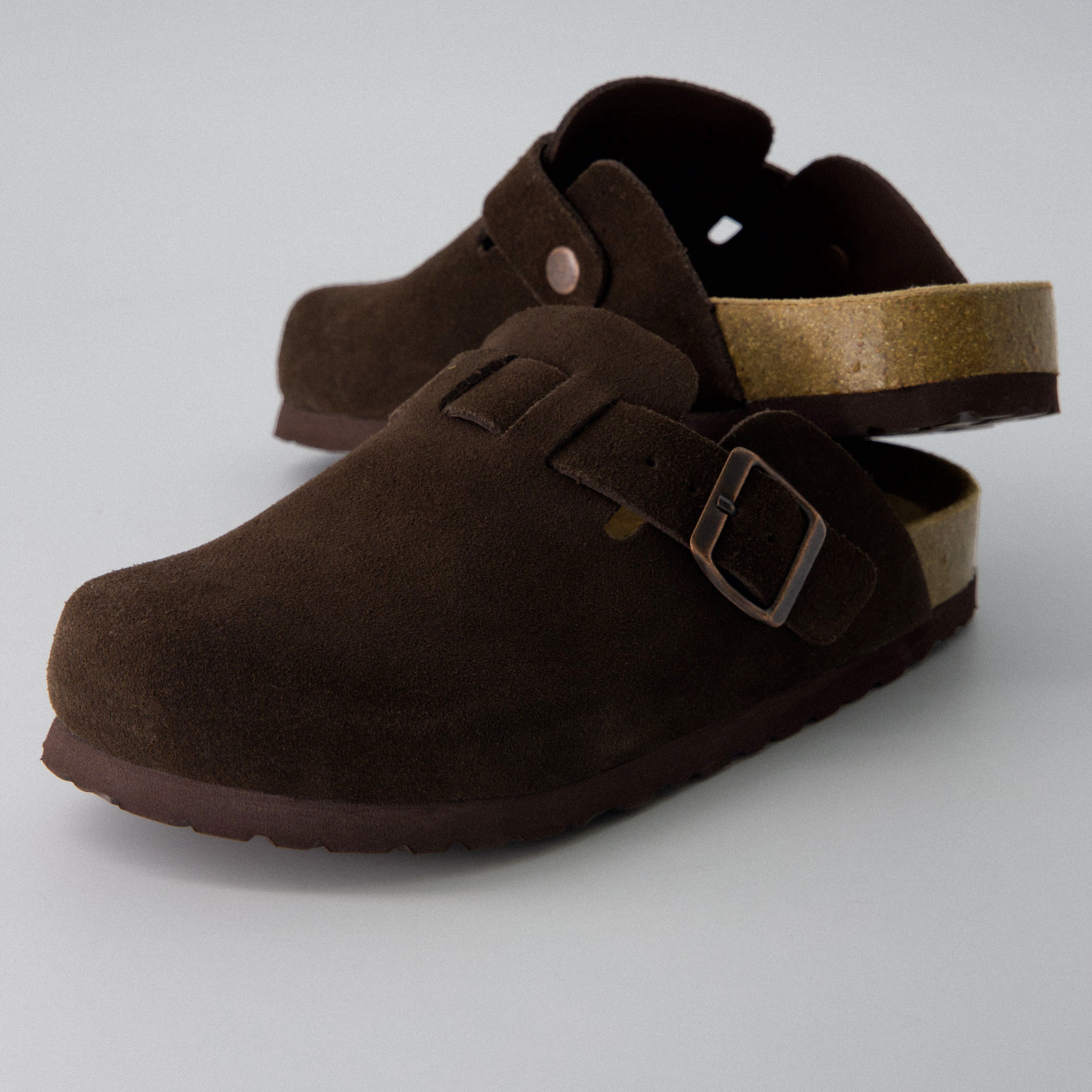 Hana Leather Clog Sand