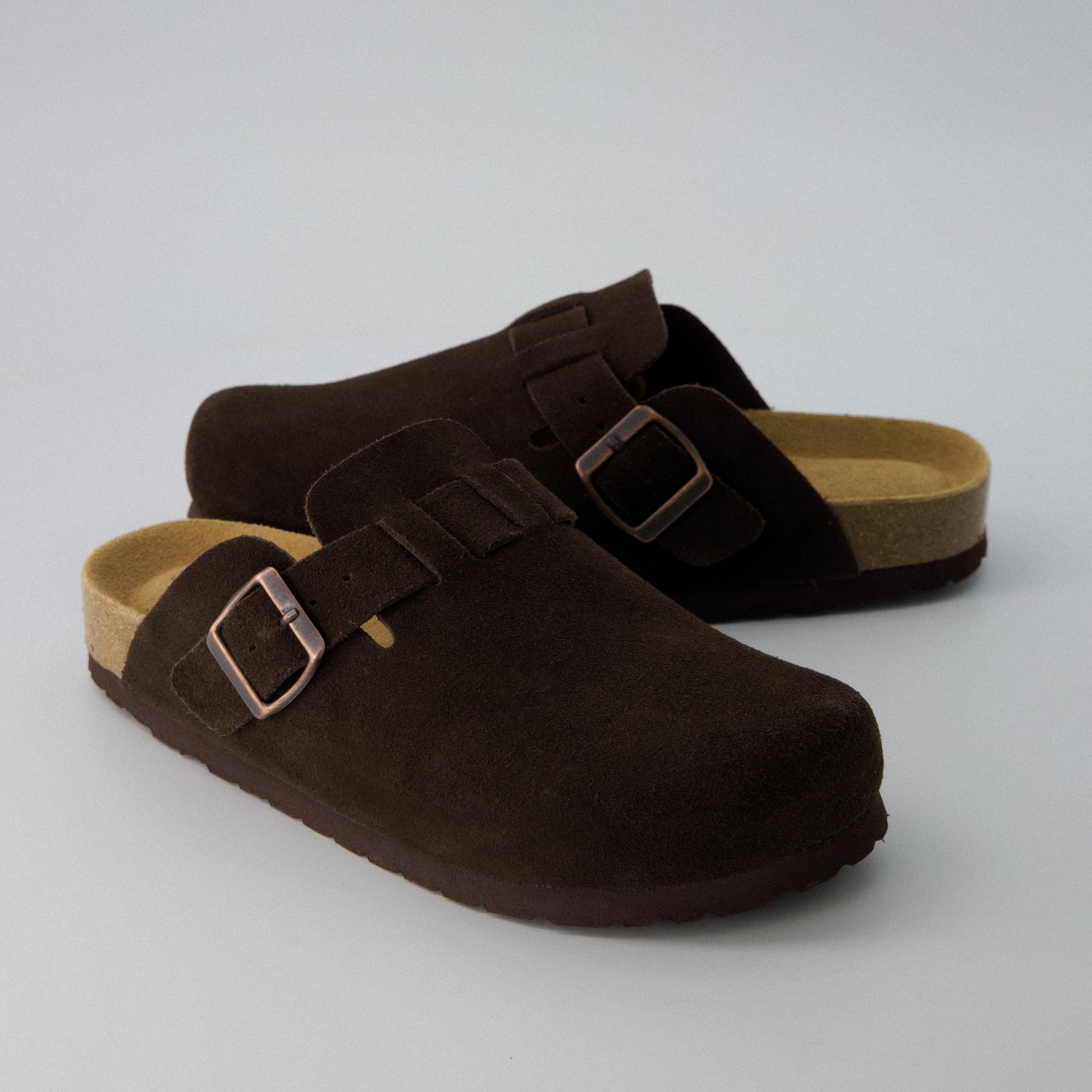 Hana Leather Clog Sand