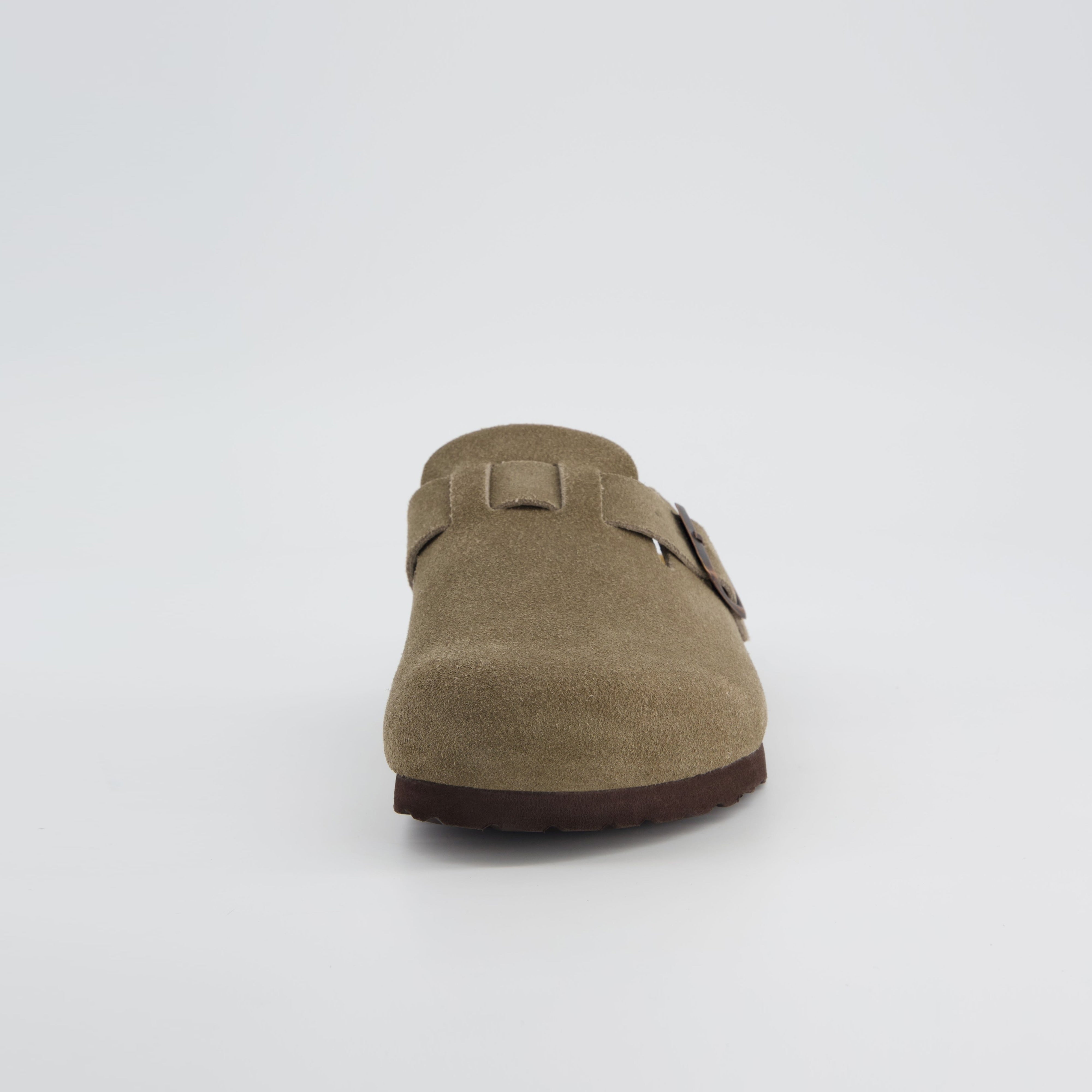 Hana Leather Clog Moss