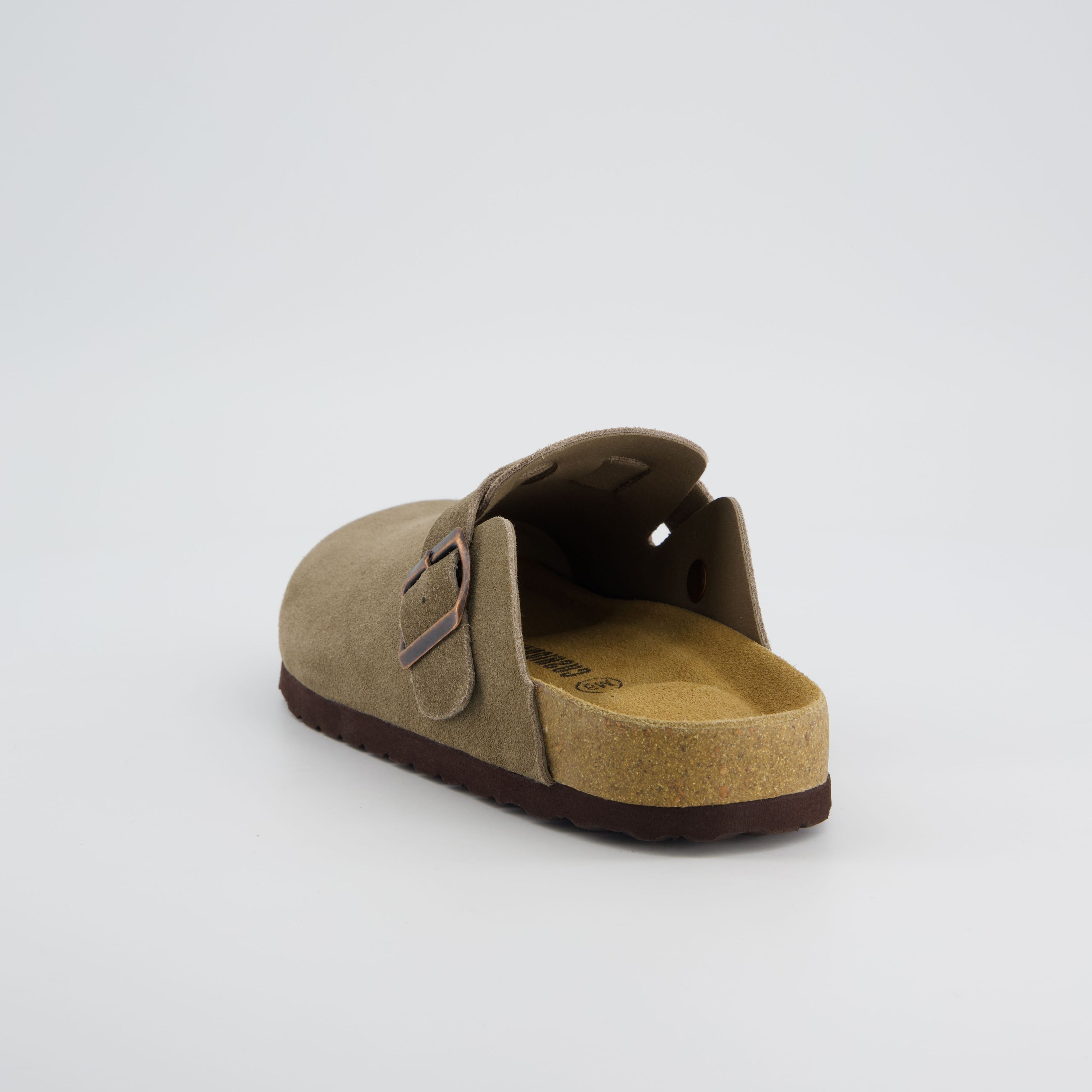 Hana Leather Clog Moss