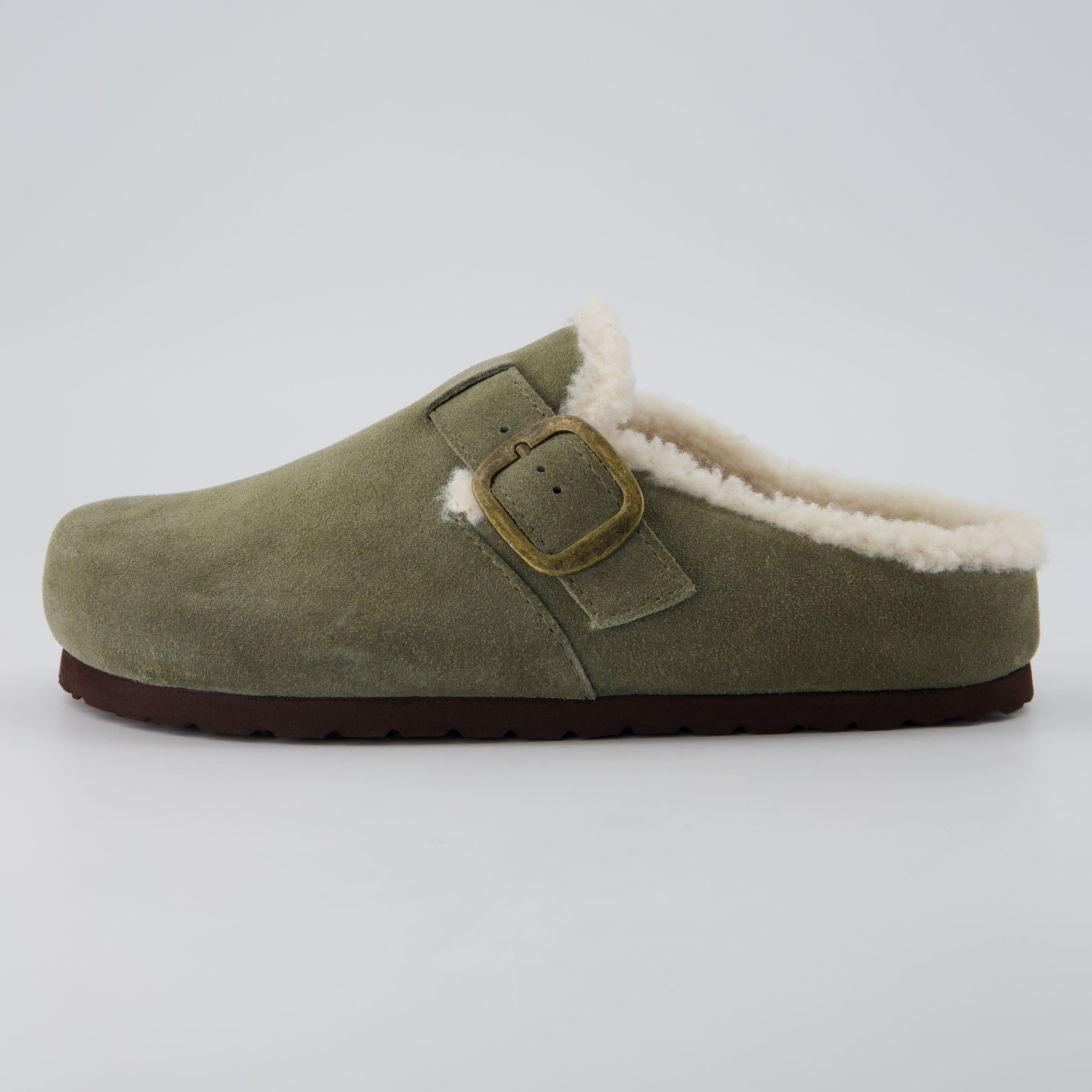 Haven Genuine Leather Clogs KHAKI