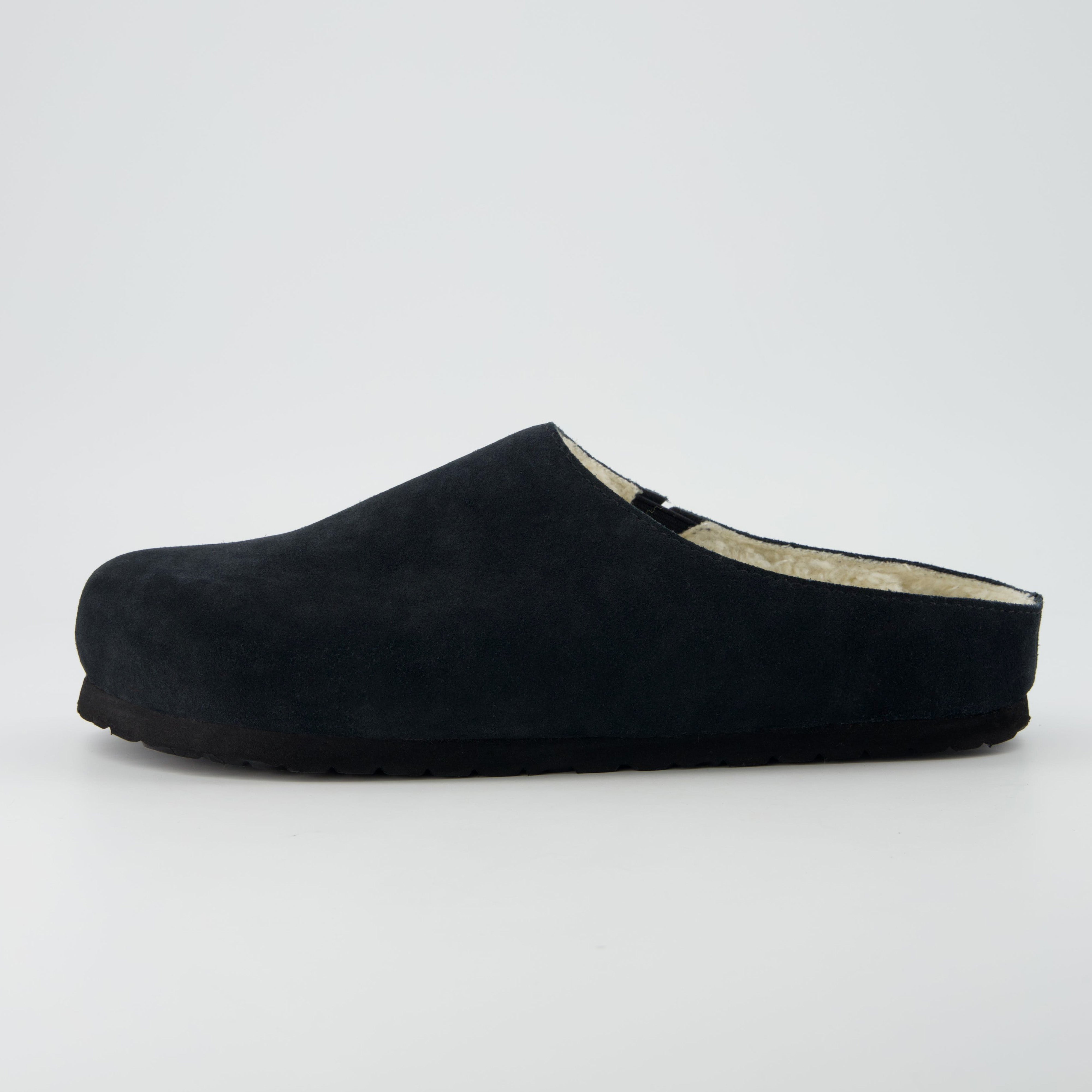Heath-Fur Men's Slippers Black Medium