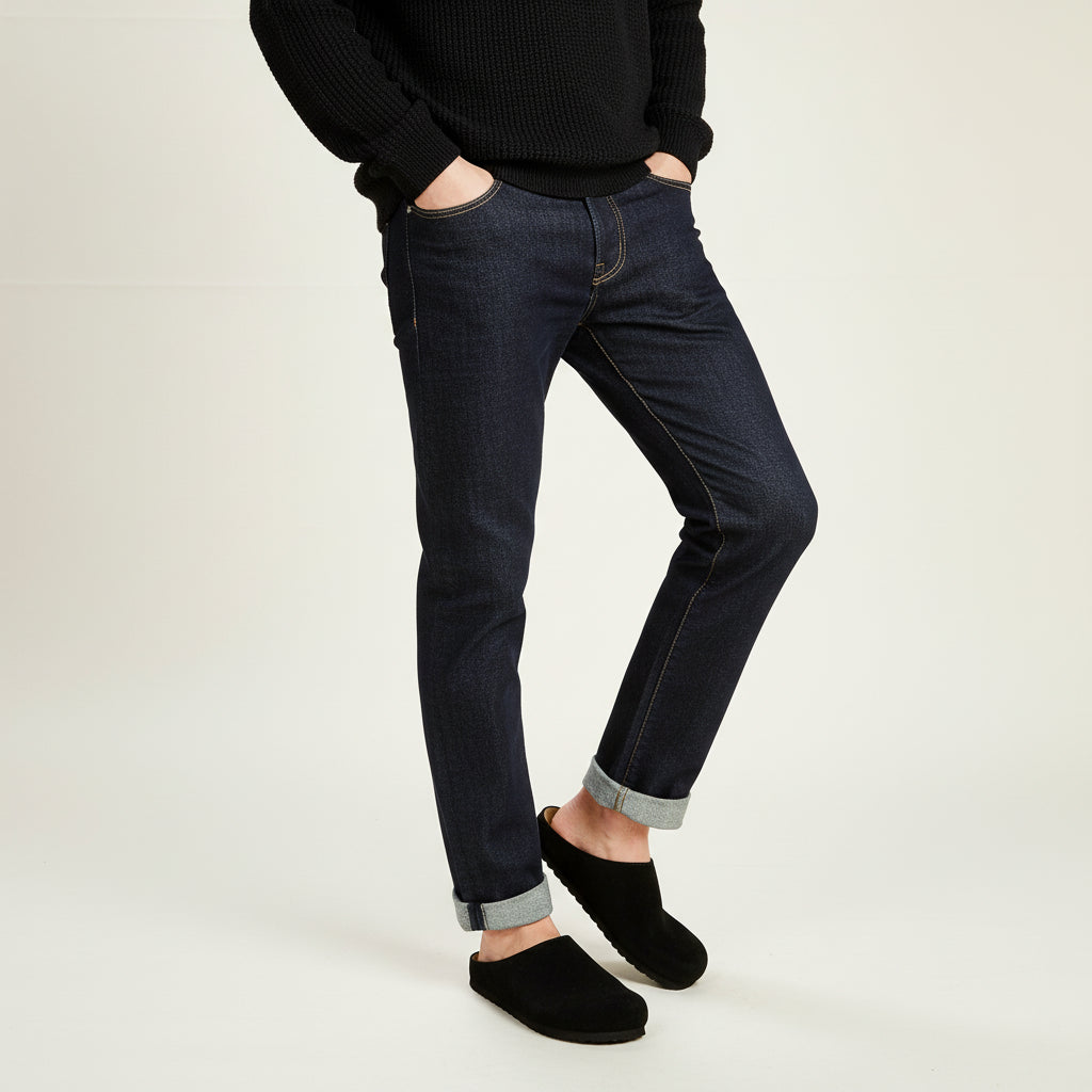 Heath Men's Leather Clogs Black Medium