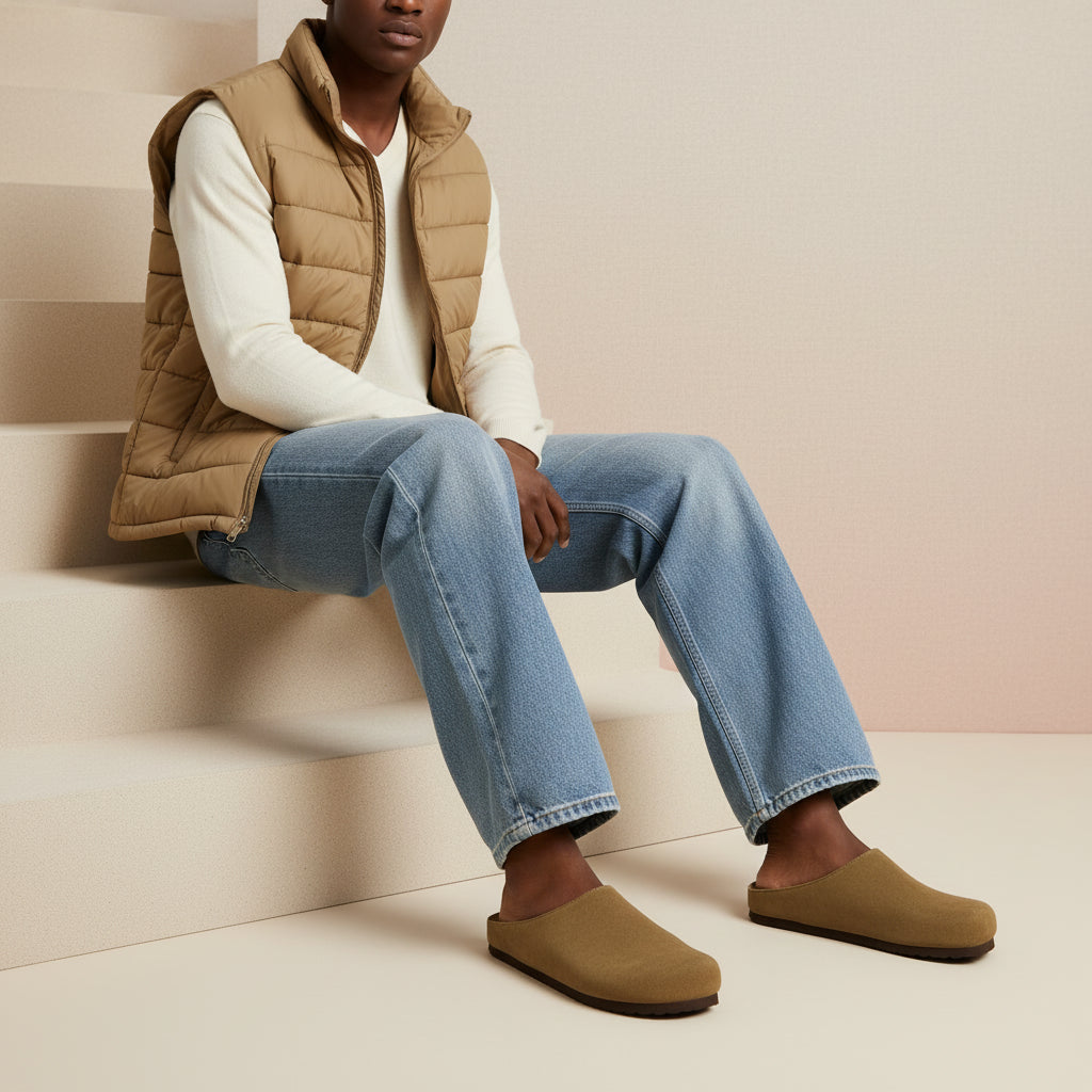 Heath Men's Leather Clogs