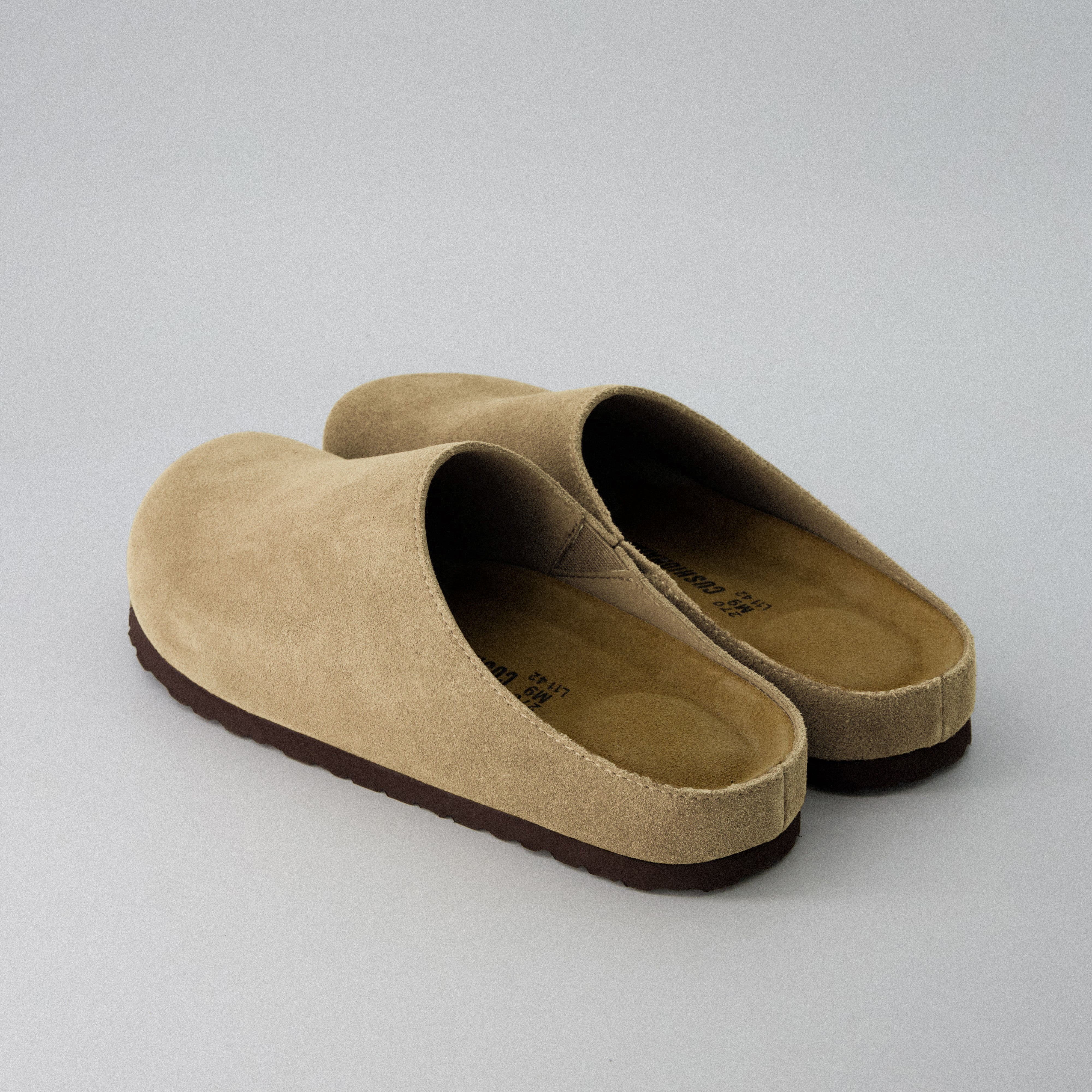 Heath Men's Leather Clogs Taupe Medium