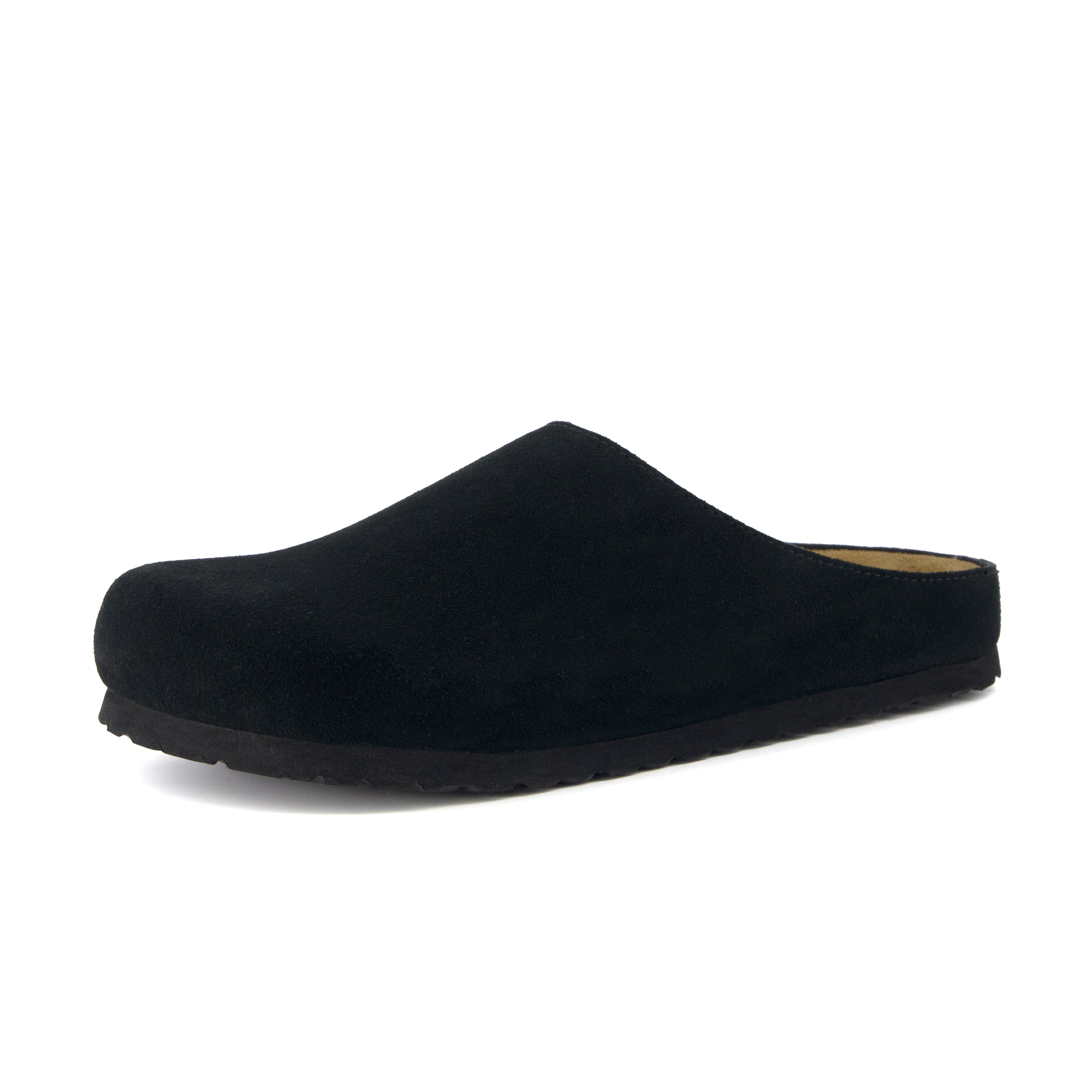 Heath Men's Leather Clogs Black Medium