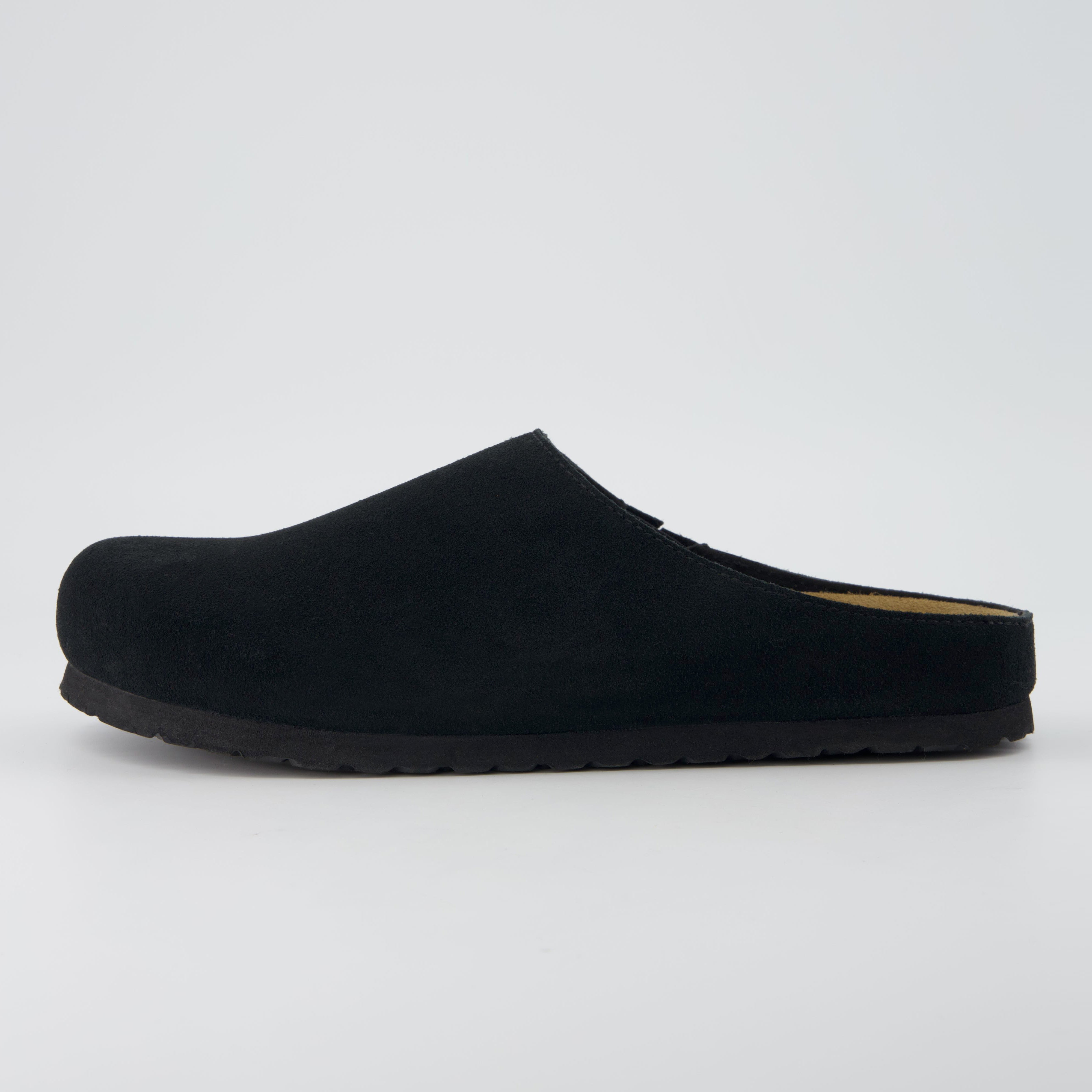 Heath Men's Leather Clogs Black Medium