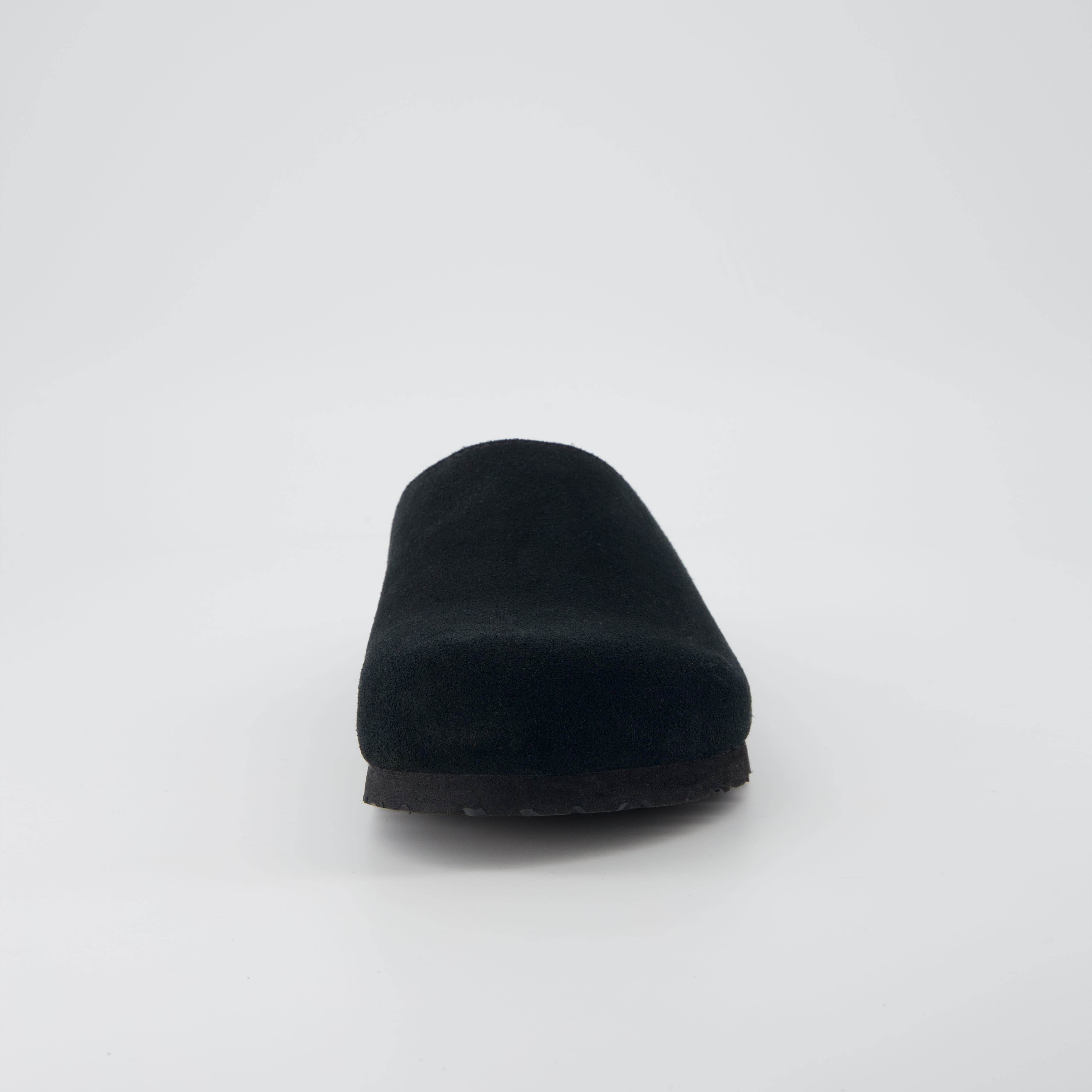 Heath Men's Leather Clogs Black Medium