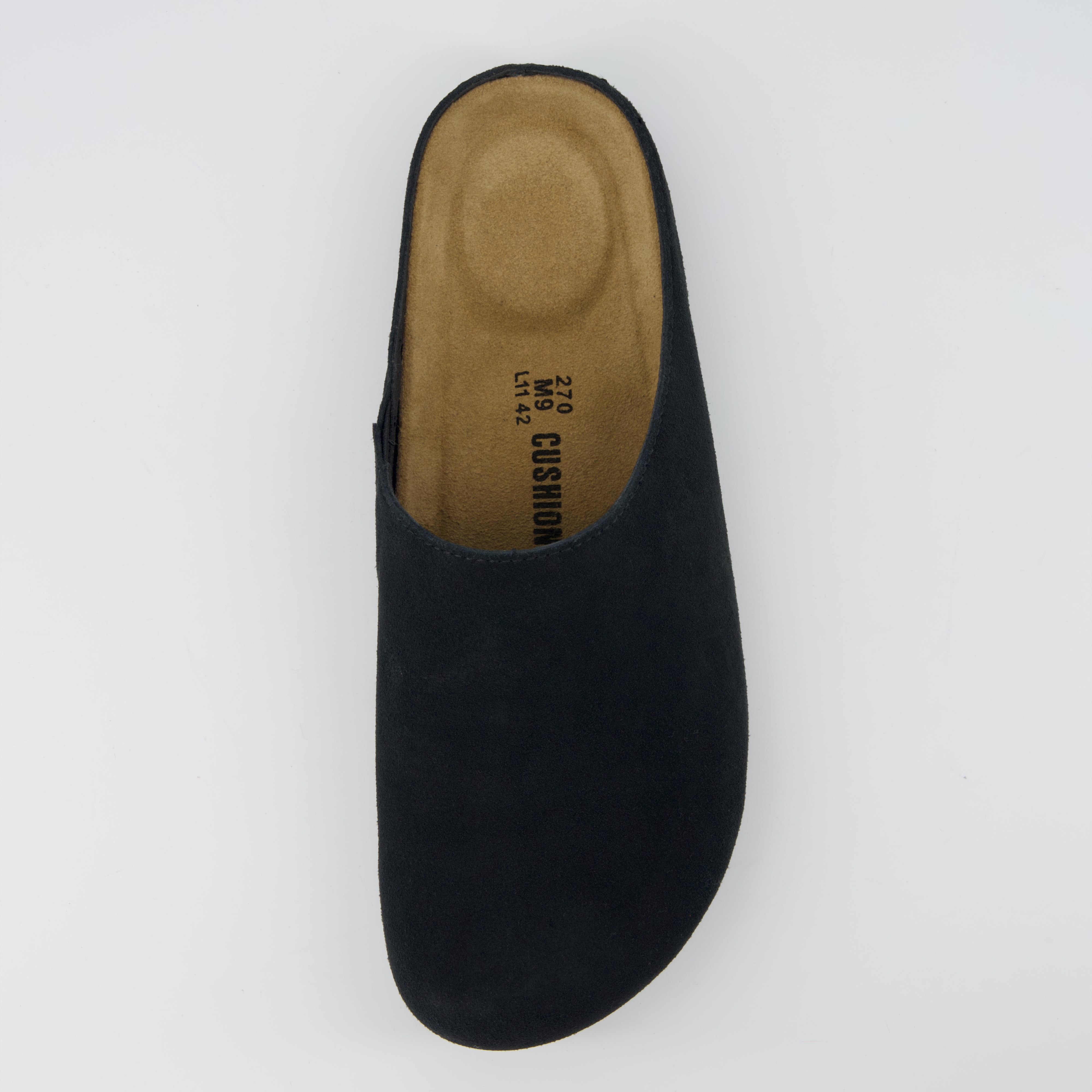 Heath Men's Leather Clogs Black Medium