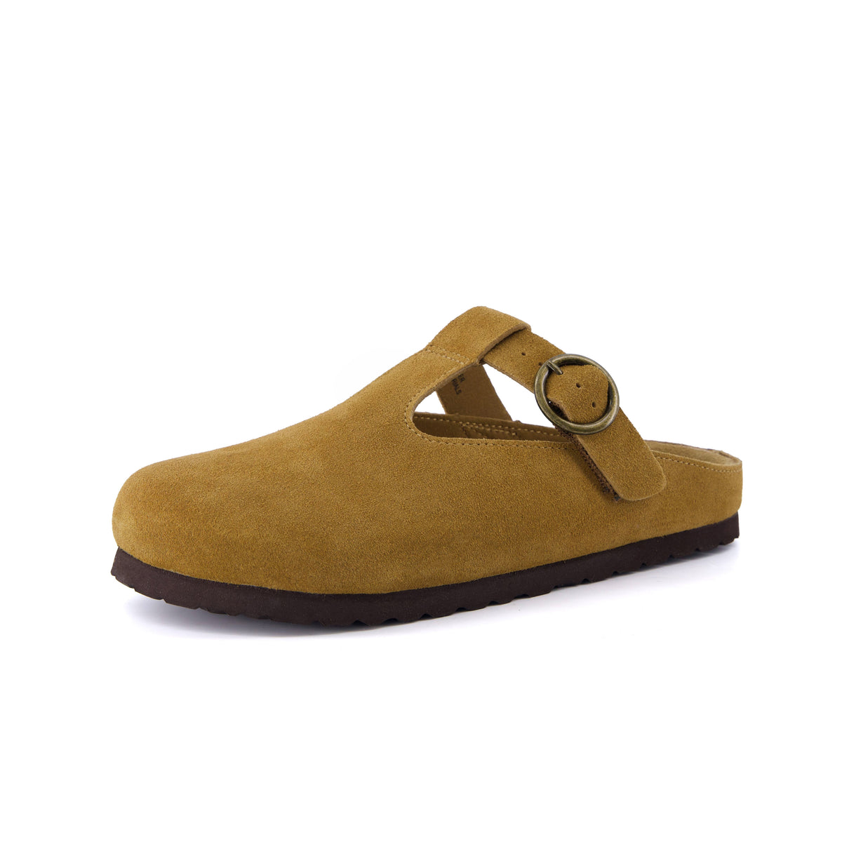 Heddy Suede Kids Clogs Chestnut Medium