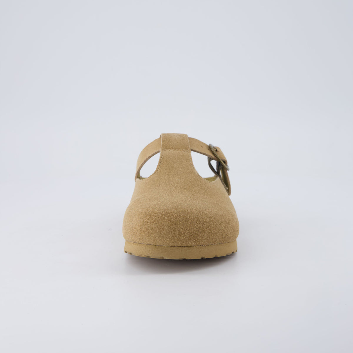 Heddy Suede Kids Clogs Sand Medium