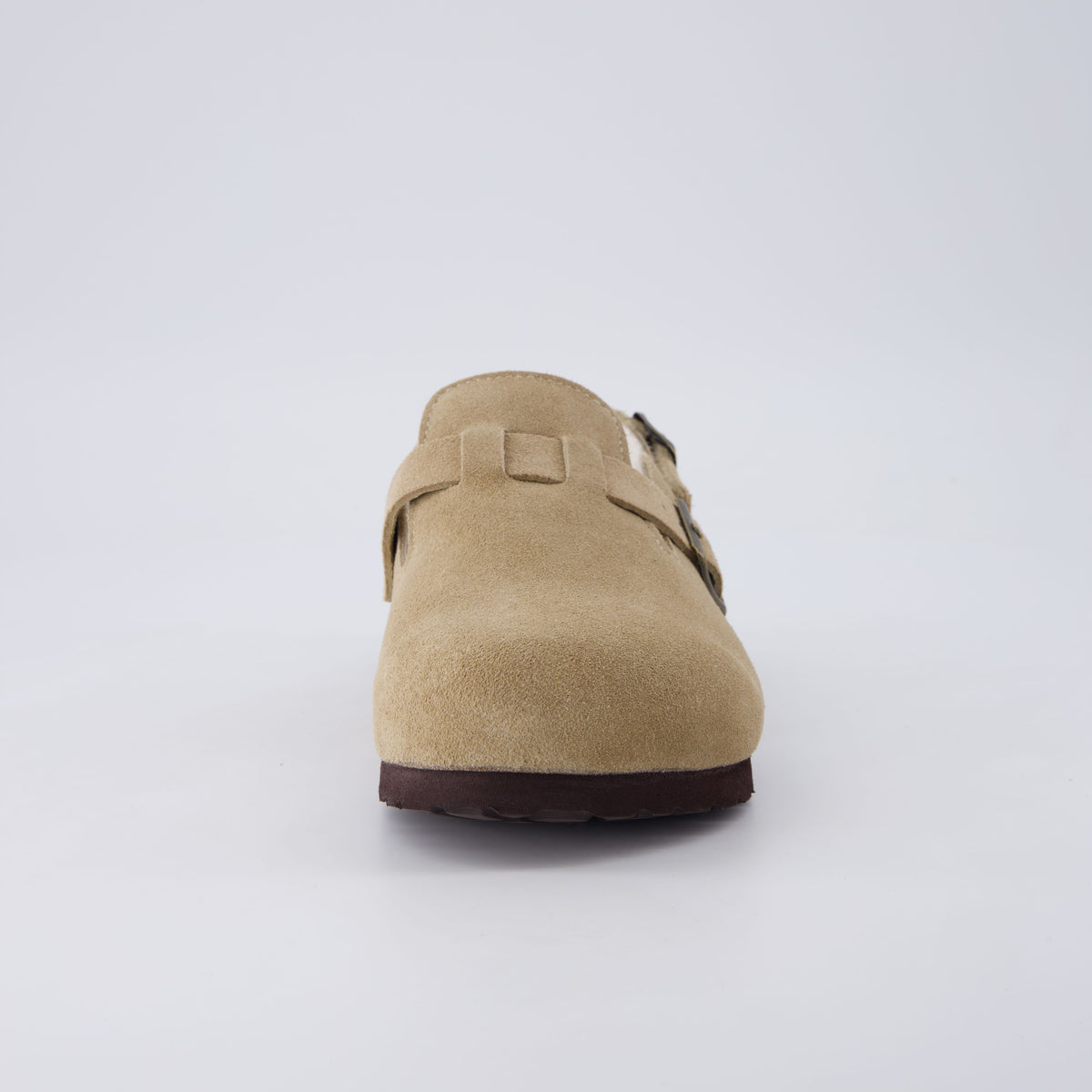 Hello Kids Suede Clogs Taupe Fur Medium