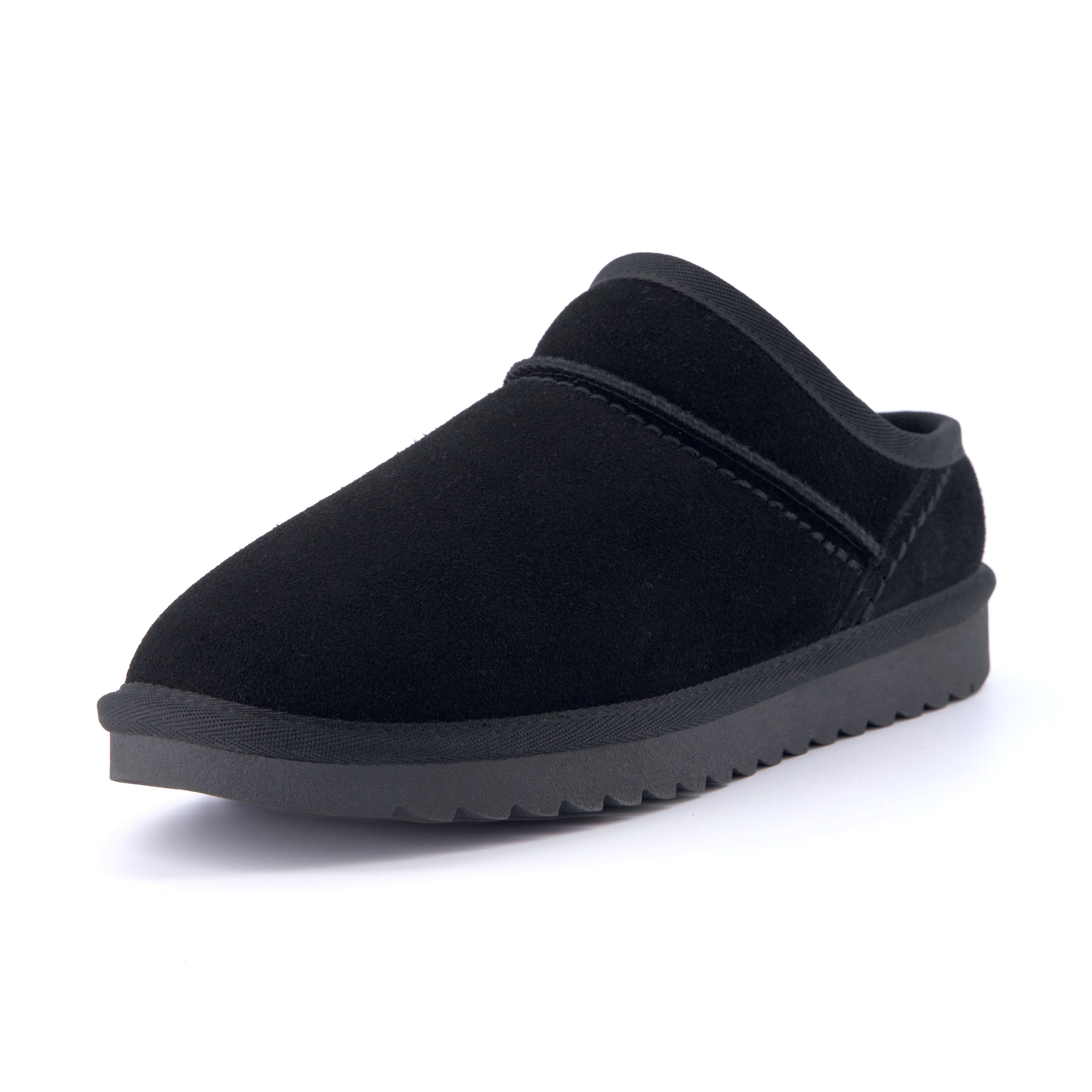 Hilo 2 Suede Cozy Mule Black