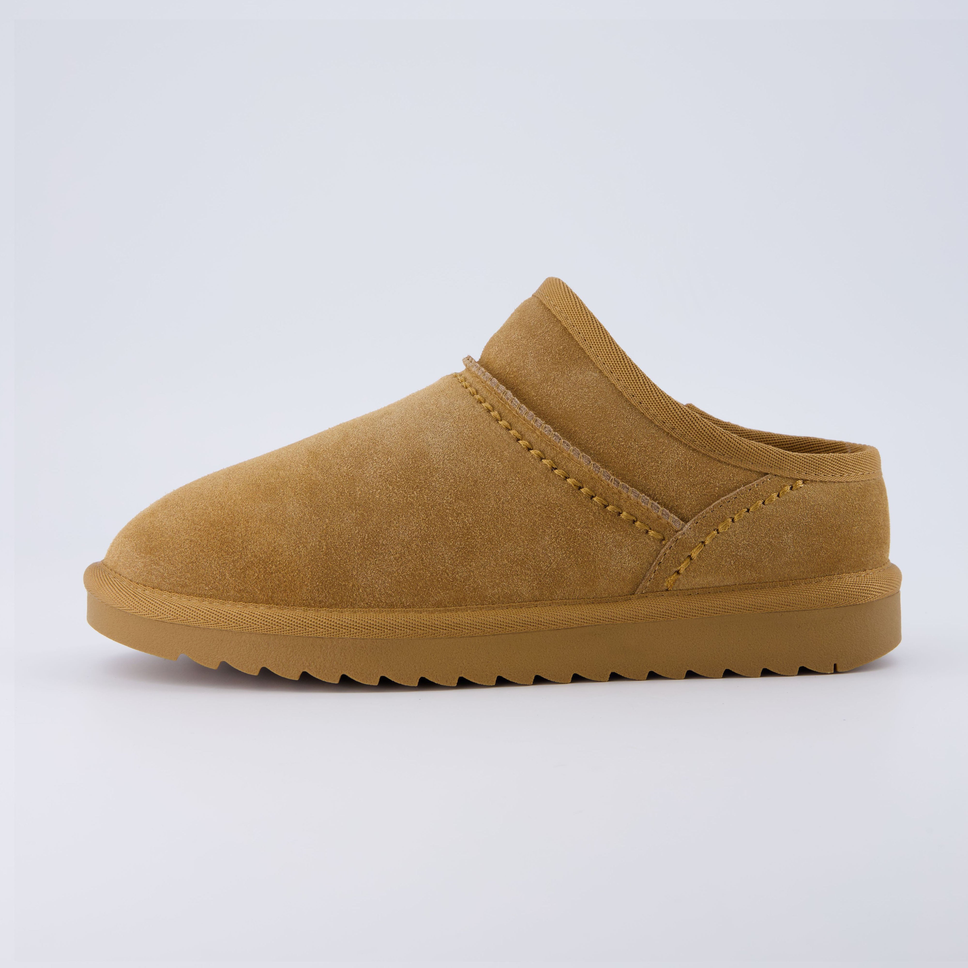 Hilo 2 Suede Cozy Mule Chestnut