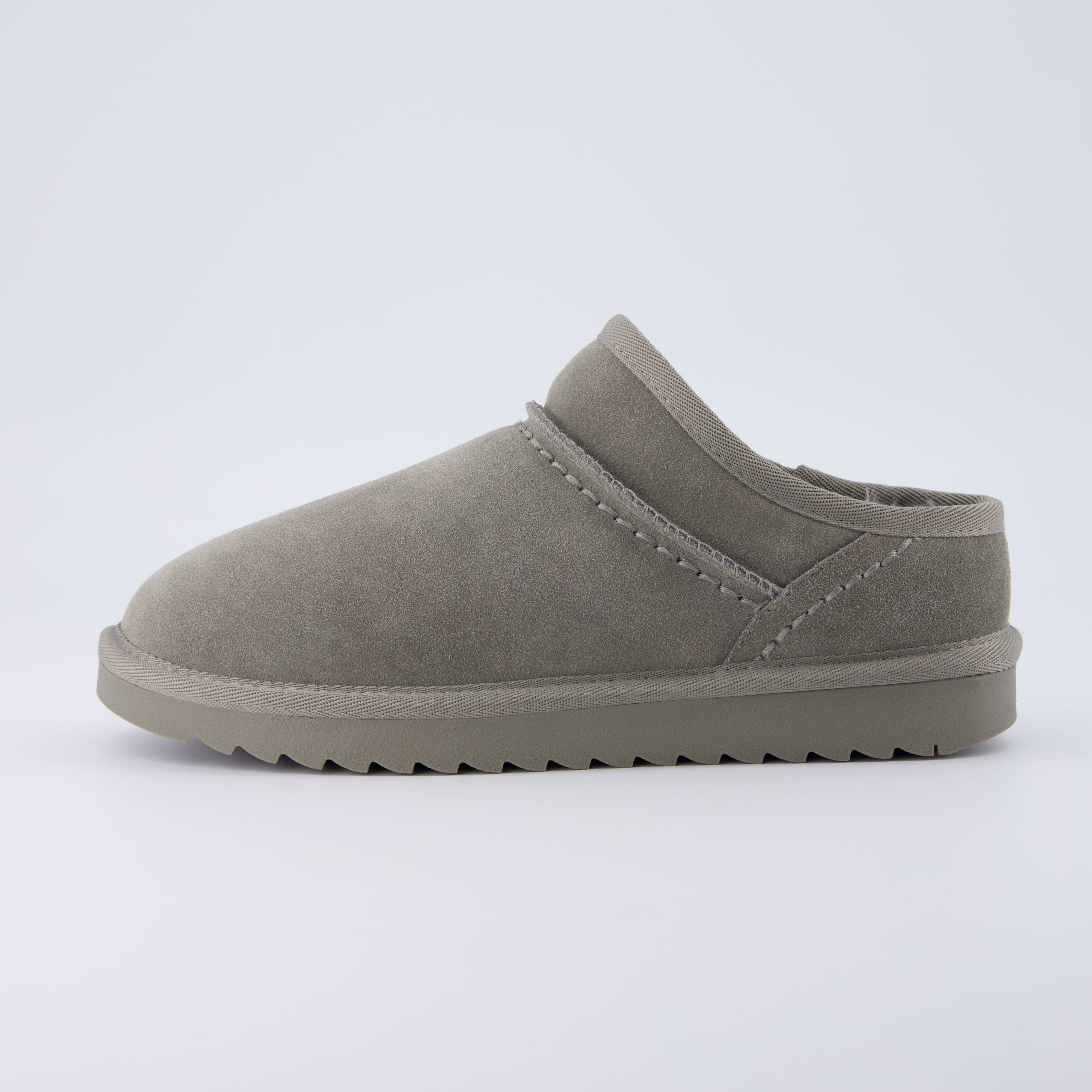 Hilo 2 Suede Cozy Mule Grey