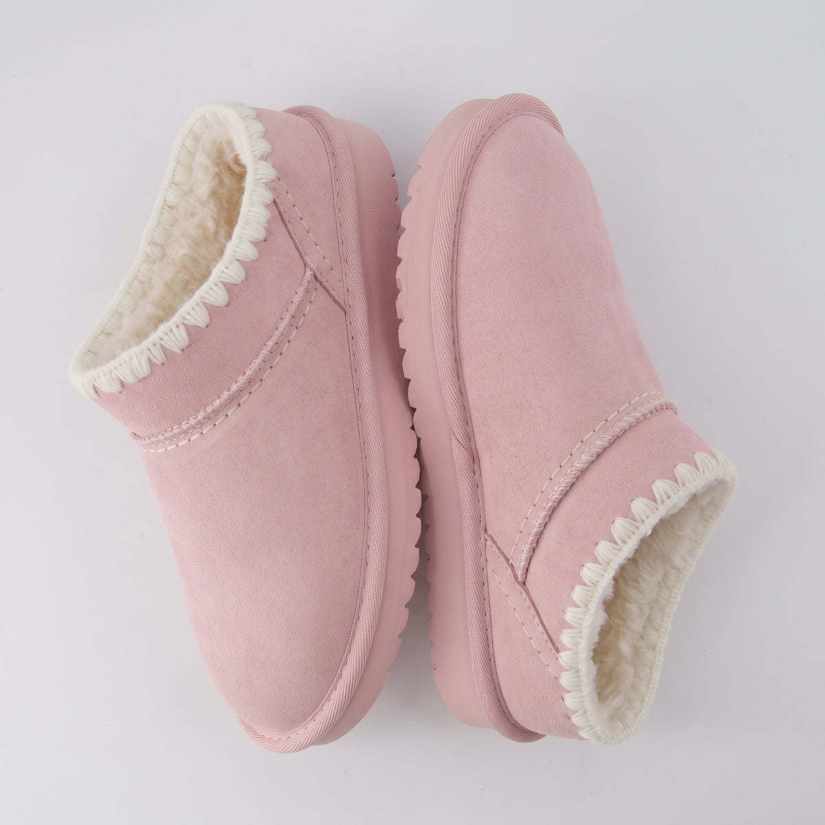 Hilo 3 Leather Kids Slippers Pink Embroidered Medium