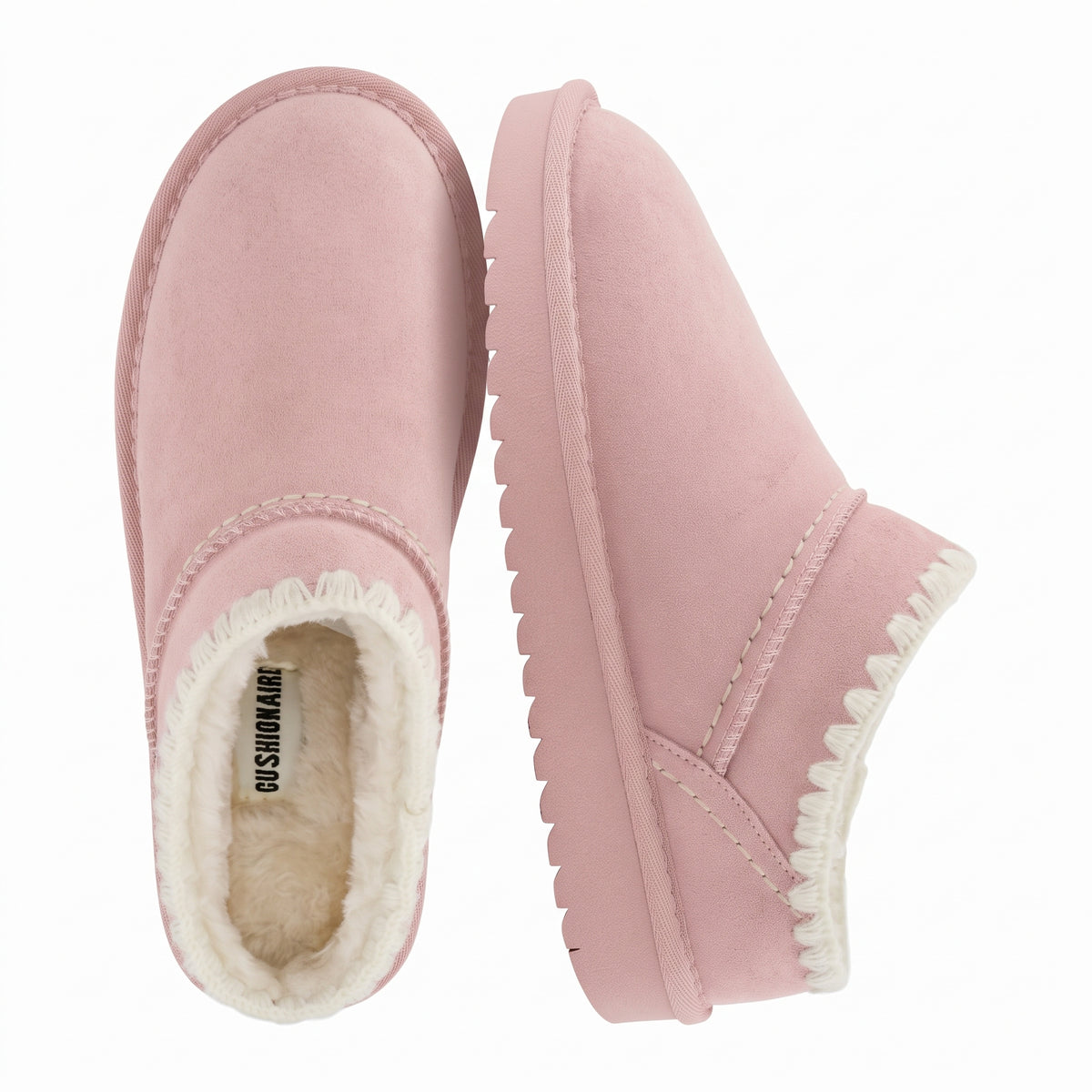 Hilo 3 Leather Kids Slippers Pink Embroidered Medium