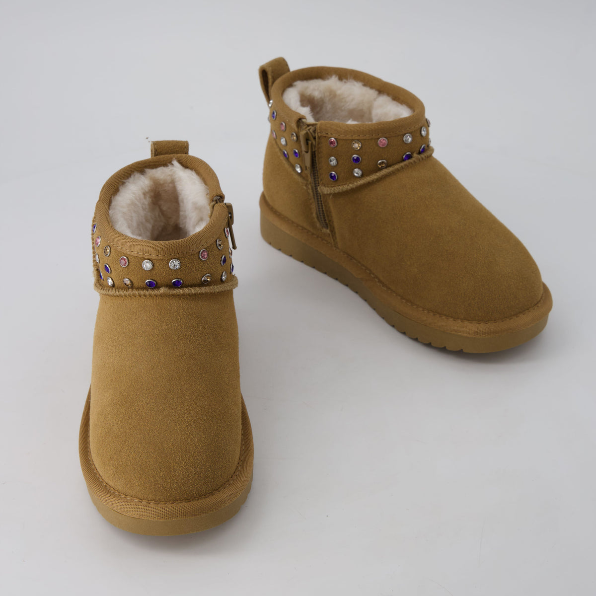 Hip Cozy Kids Winter Boots Chestnut Embellish Medium