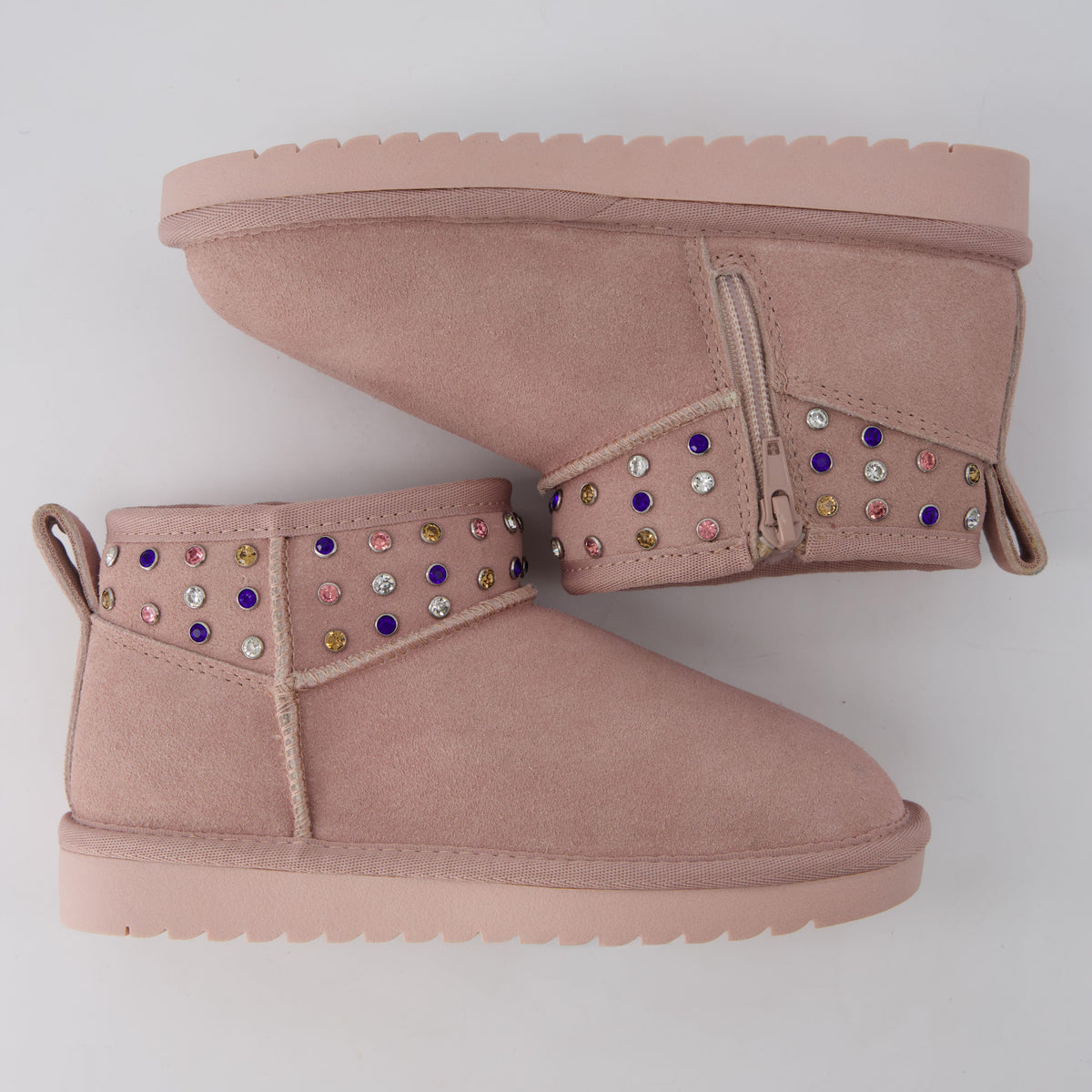 Hip Cozy Kids Winter Boots Pink Embellish Medium