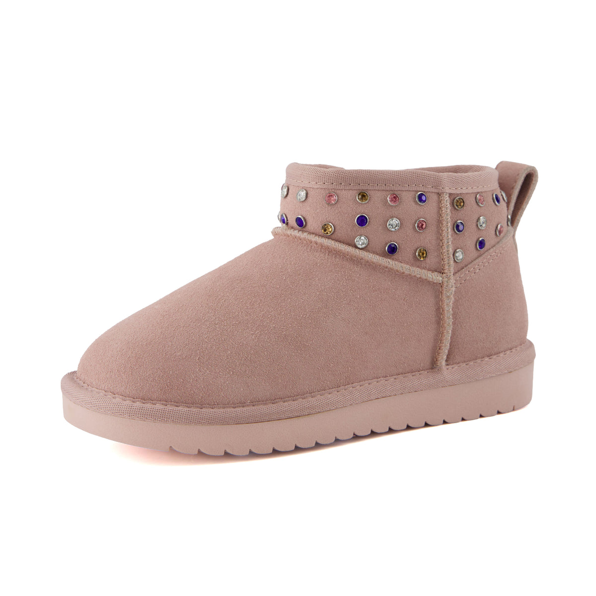 Hip Cozy Kids Winter Boots Pink Embellish Medium