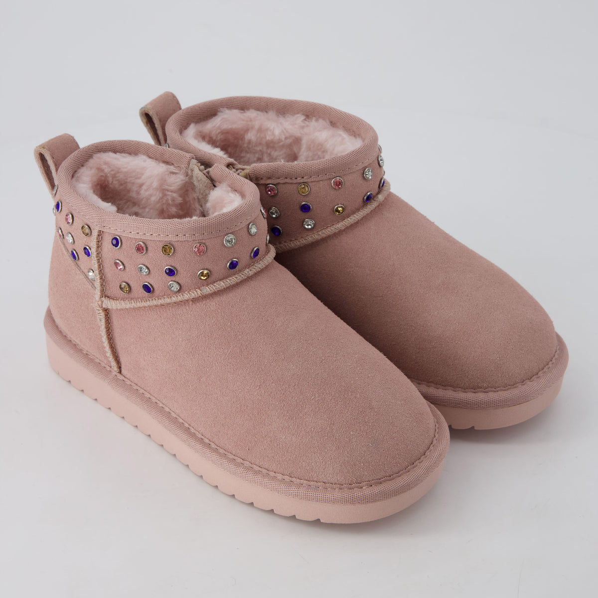 Hip Cozy Kids Winter Boots Pink Embellish Medium