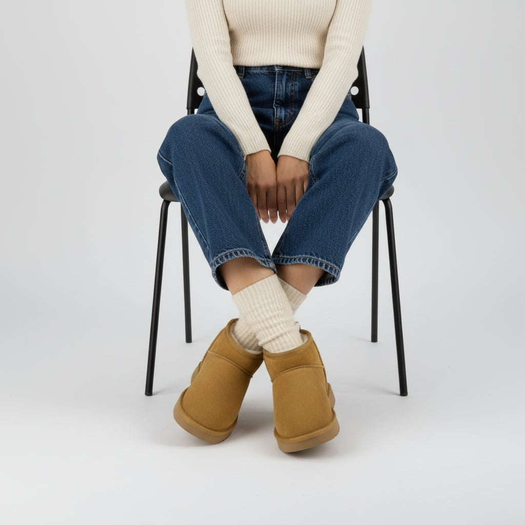 Hip-3 Genuine Suede Boots
