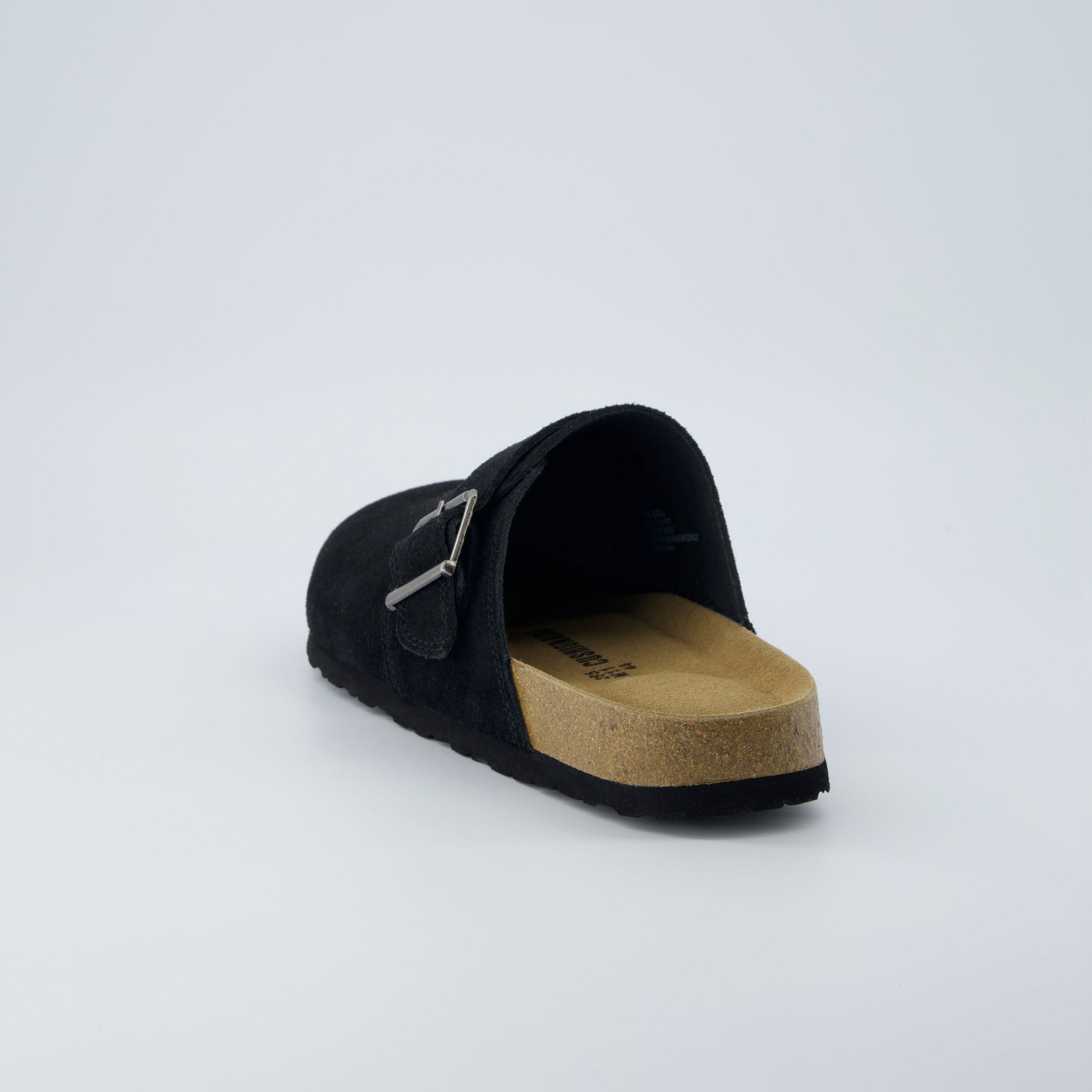 Hugo Genuine Suede Clogs Black Medium