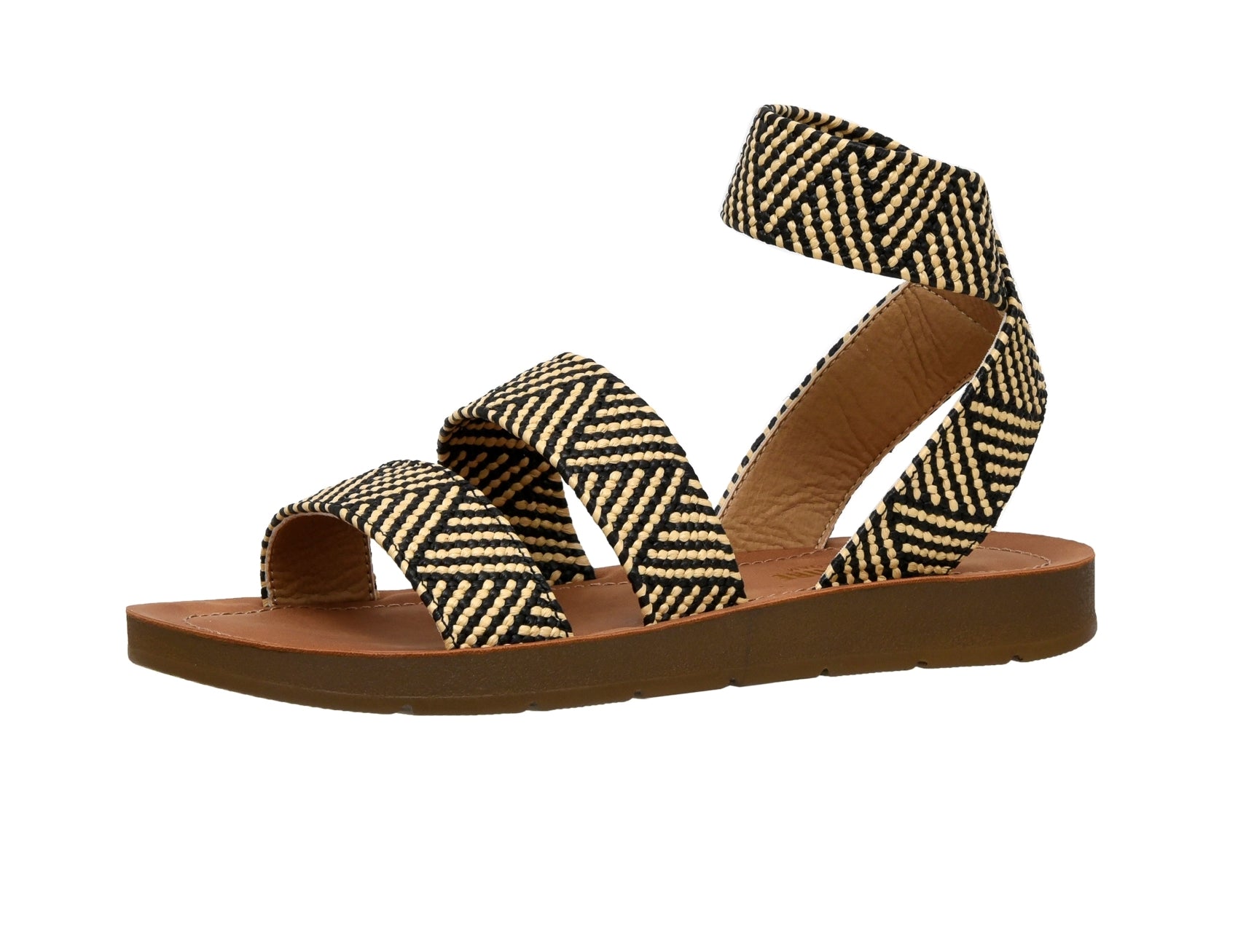 CUSHIONAIRE Sandalo Stretch Indego Donna – Tomaia Elasticizzata, Suola Morbida, Colore Leopardato, Taglia 40 EU