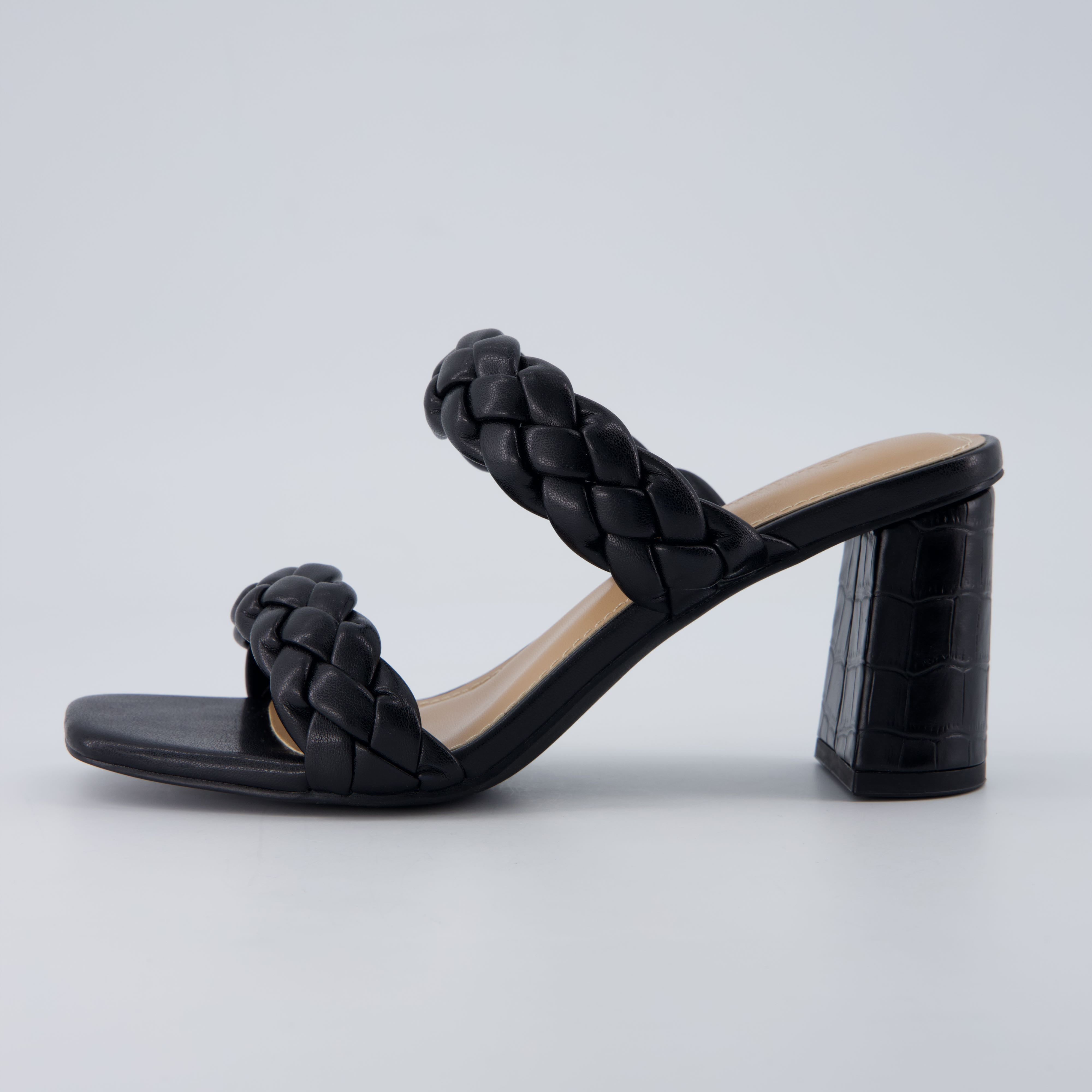 Irine Block Heel Sandals Black