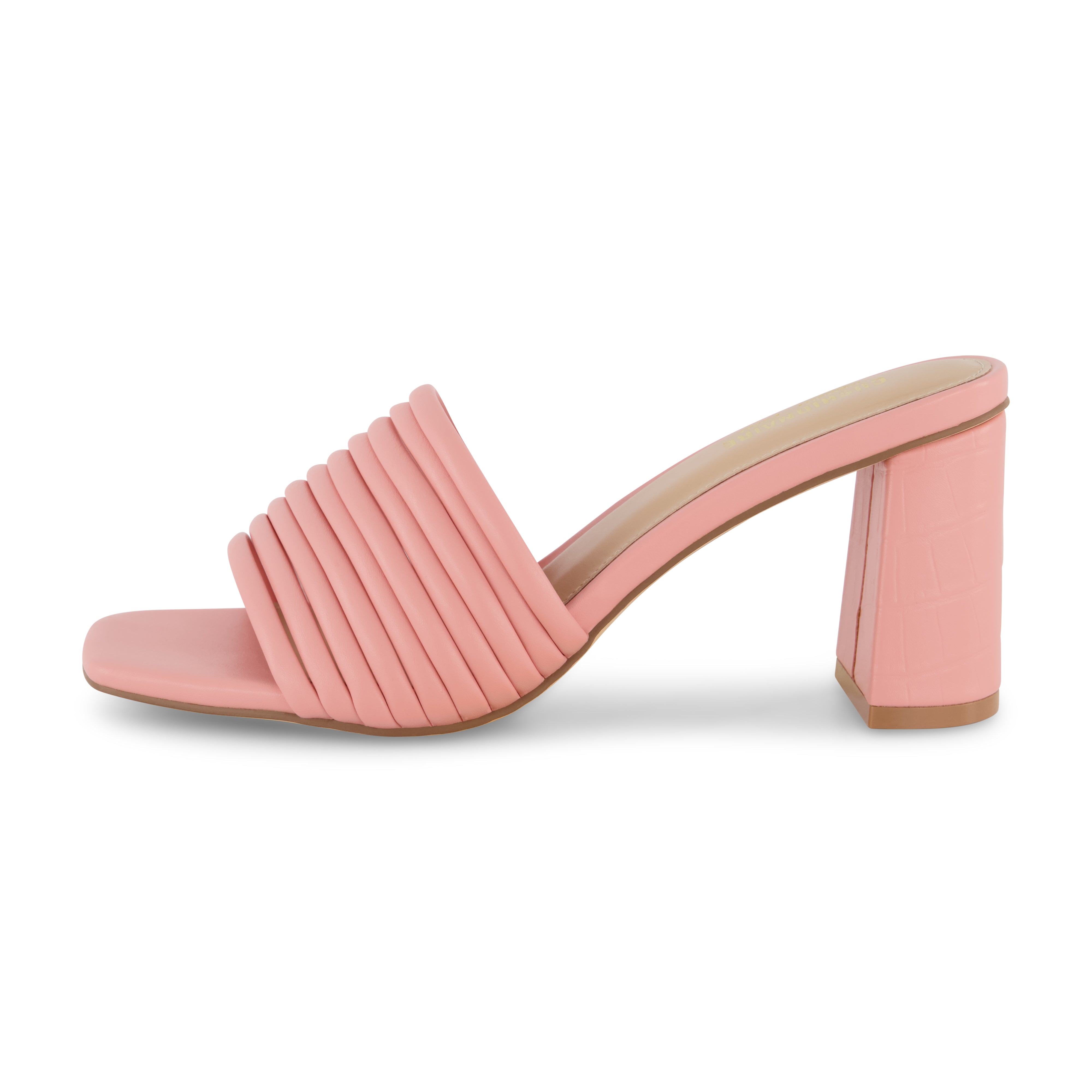 Irma One Band Dress Heel Pink