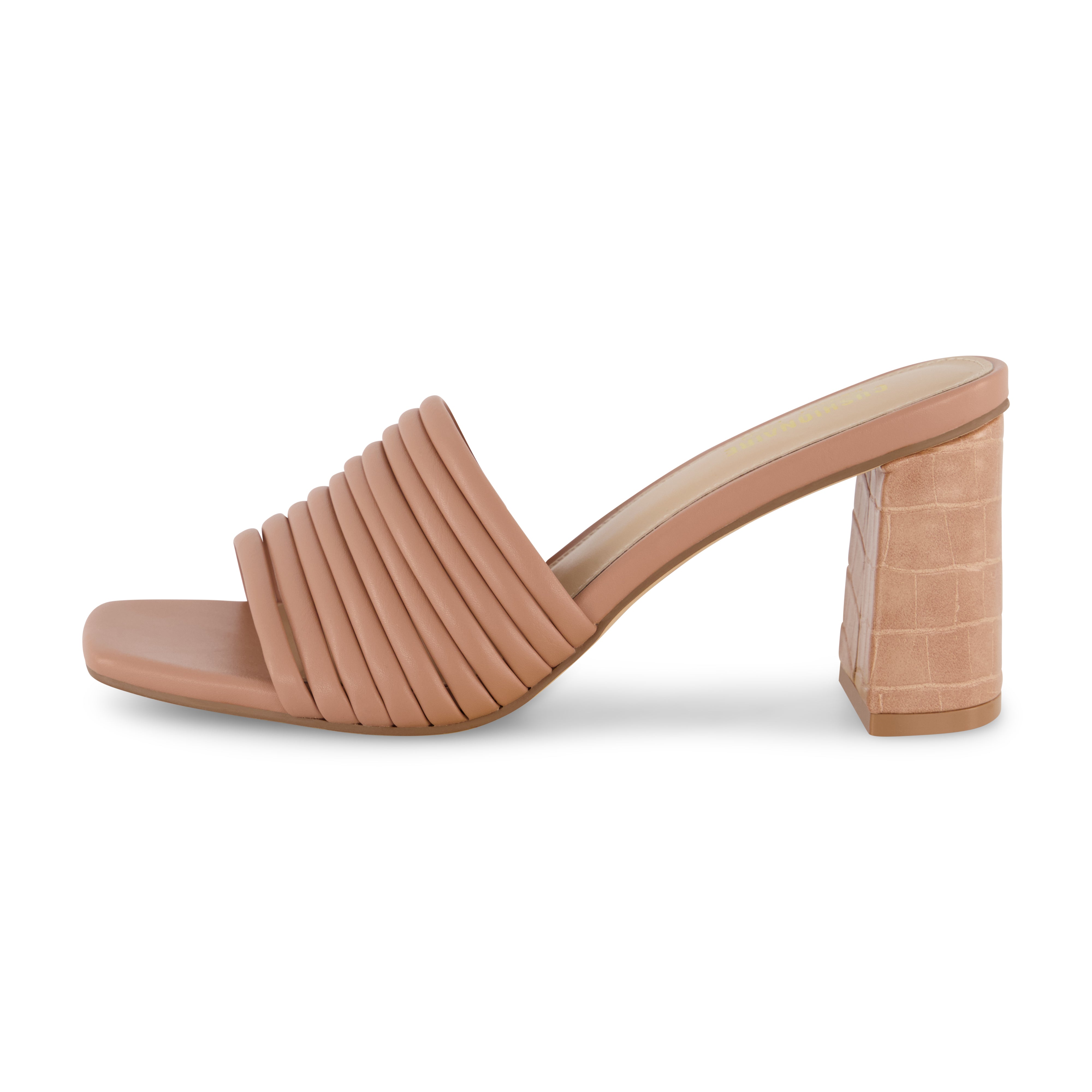 Irma One Band Dress Heel Tan